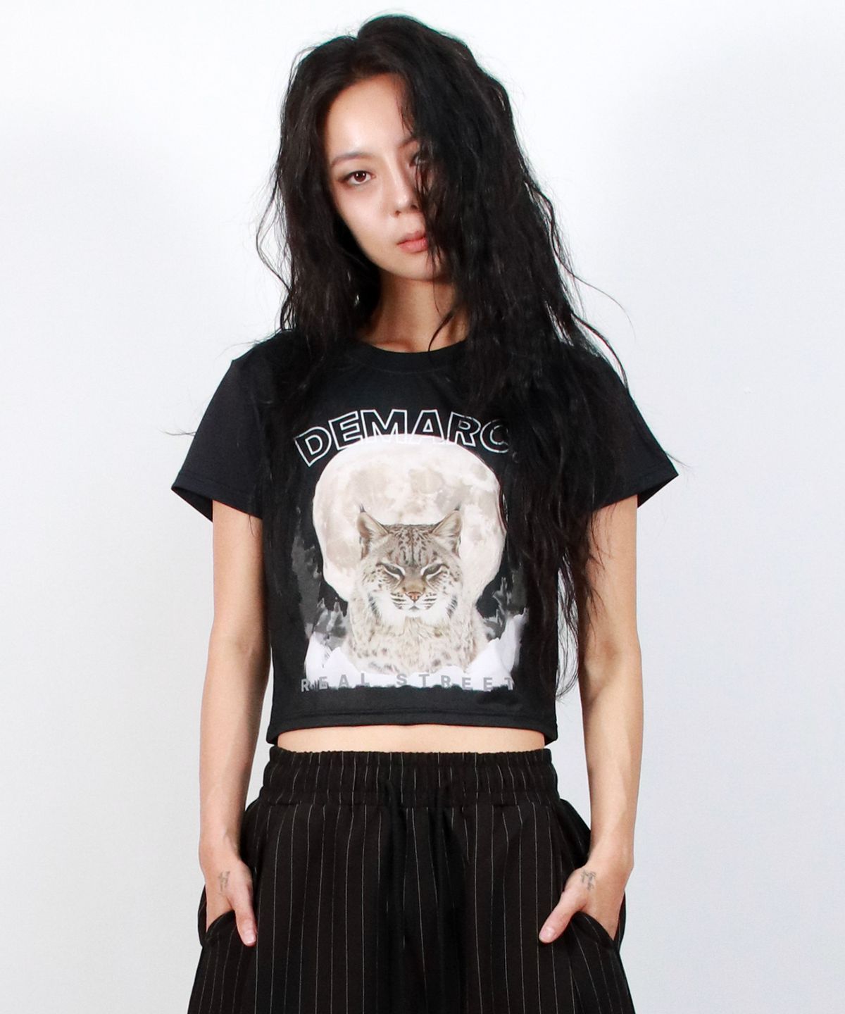 드마크(DEMARC) WILDCAT CROP T-SHIRT