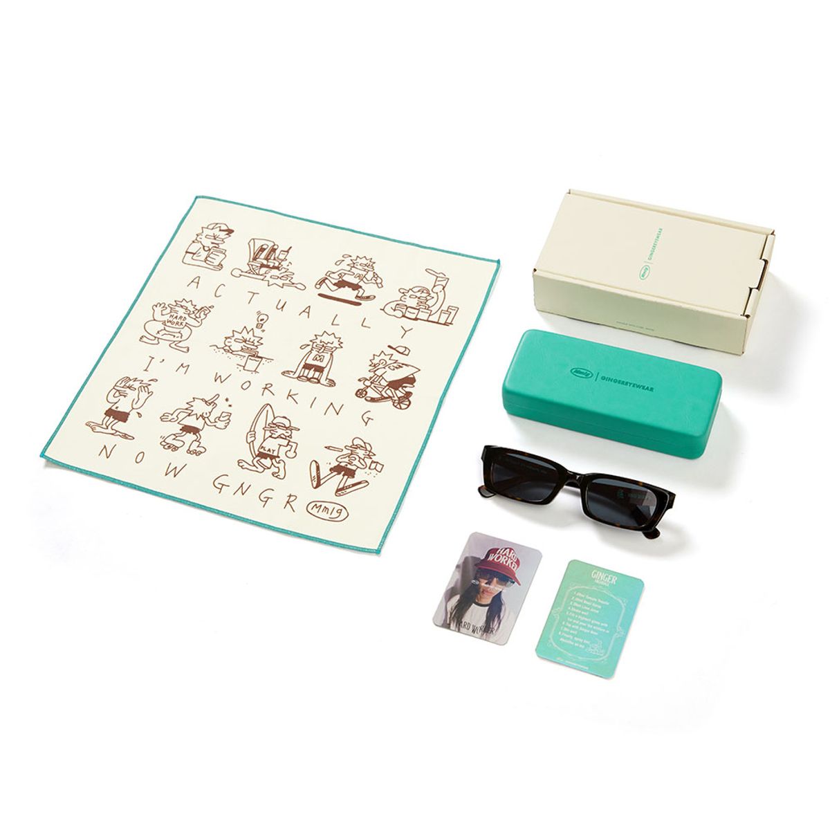 엠엠엘지(MMLG) [Mmlg GNGR] HARD WORKER SUNGLASSES (LEOPARD)