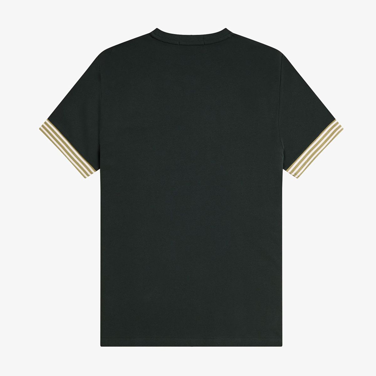 프레드페리(FRED PERRY) [Sharp] 스트라이프 커프 티셔츠 - 나이트 그린 AFPM2517707-Q20