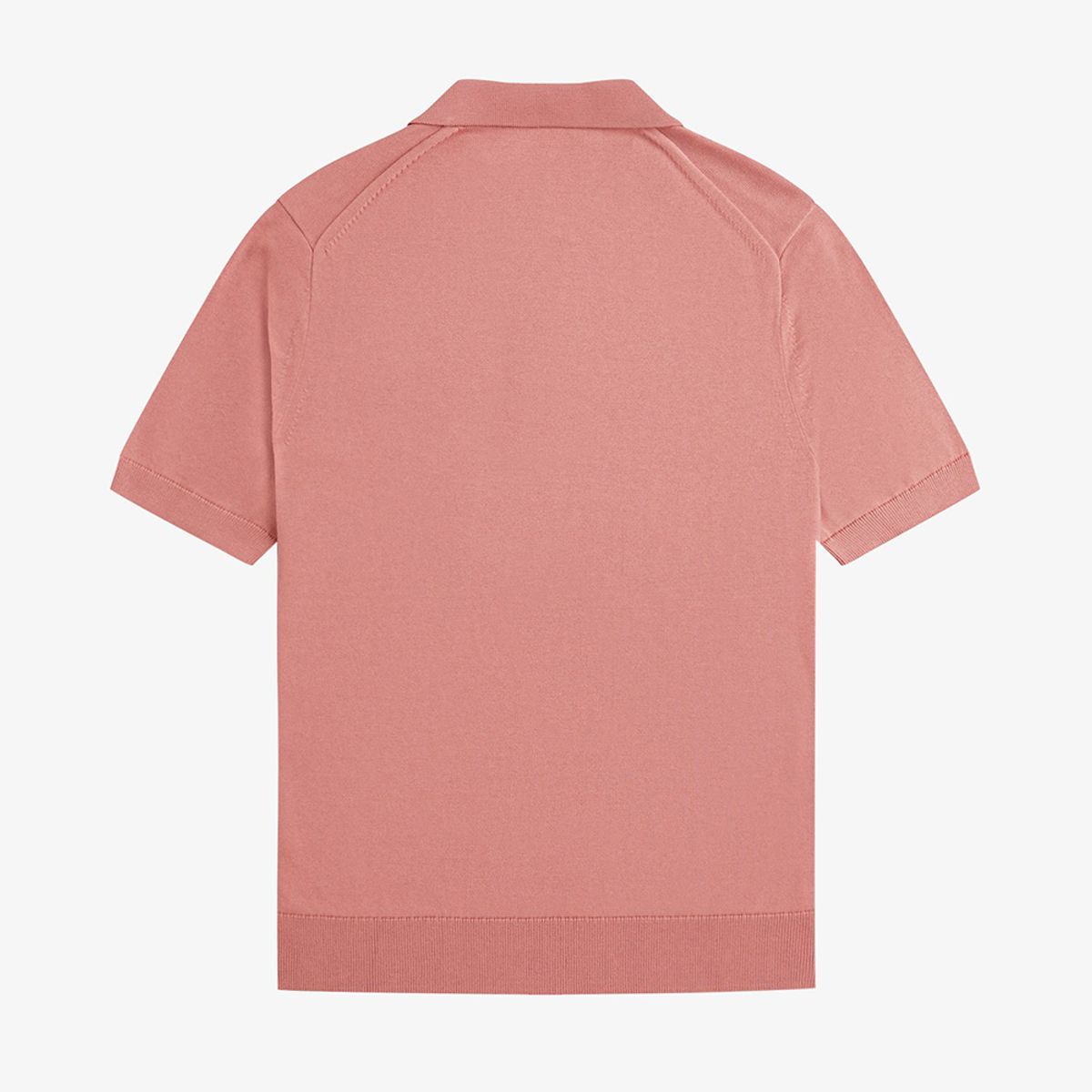 프레드페리(FRED PERRY) [Sharp] 숏 슬리브 코튼 니트 셔츠 - 퍼티 핑크 AFPM2519725-X90