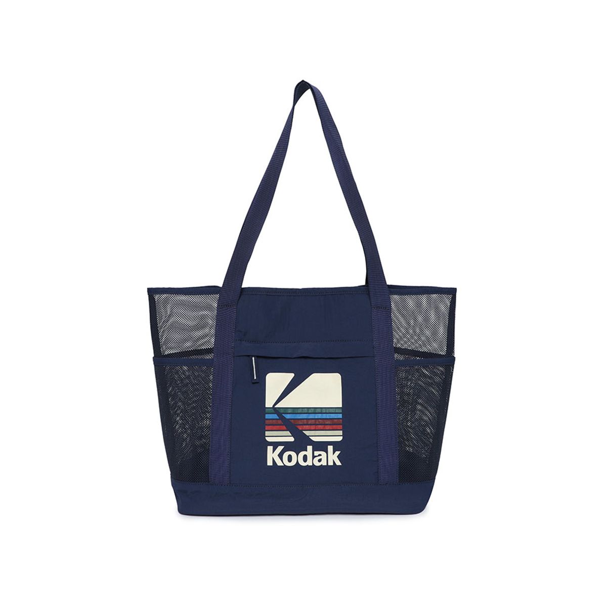 코닥(KODAK) 레인보우 메쉬 숄더백 NAVY