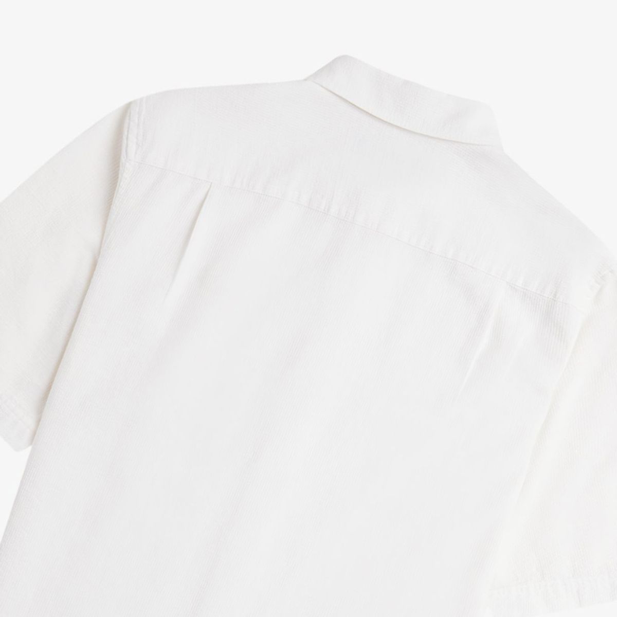 프레드페리(FRED PERRY) [Sharp] 텍스쳐드 시어서커 셔츠 - 스노우 화이트 AFPM2519902-129