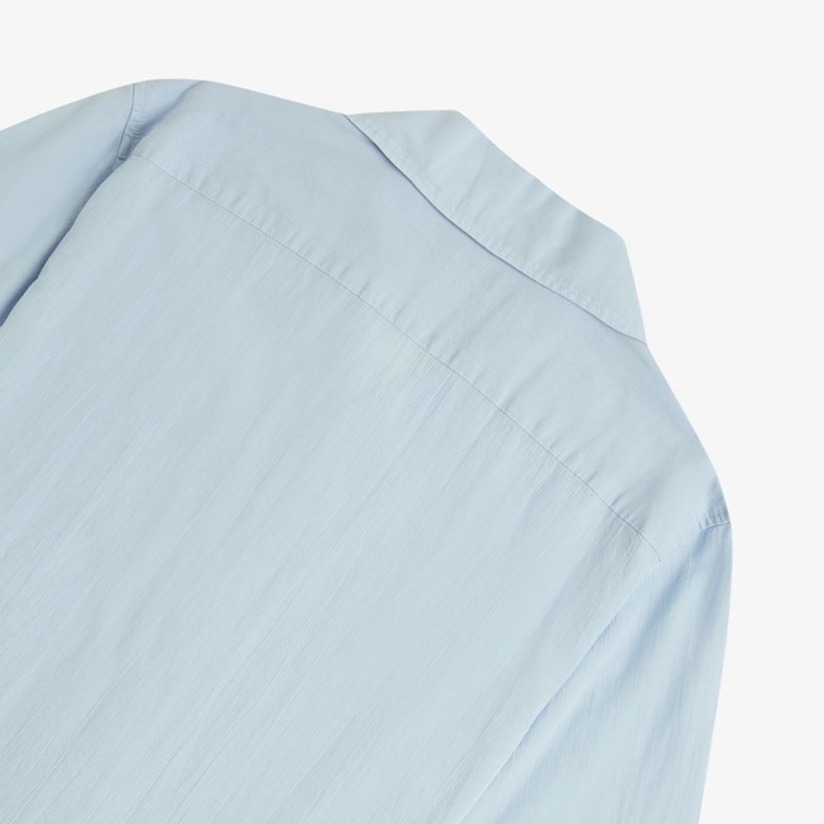 프레드페리(FRED PERRY) [Sharp] 라이트웨이트 텍스쳐 리비어 칼라 셔츠 - 라이트 스모크 AFPM2517762-353