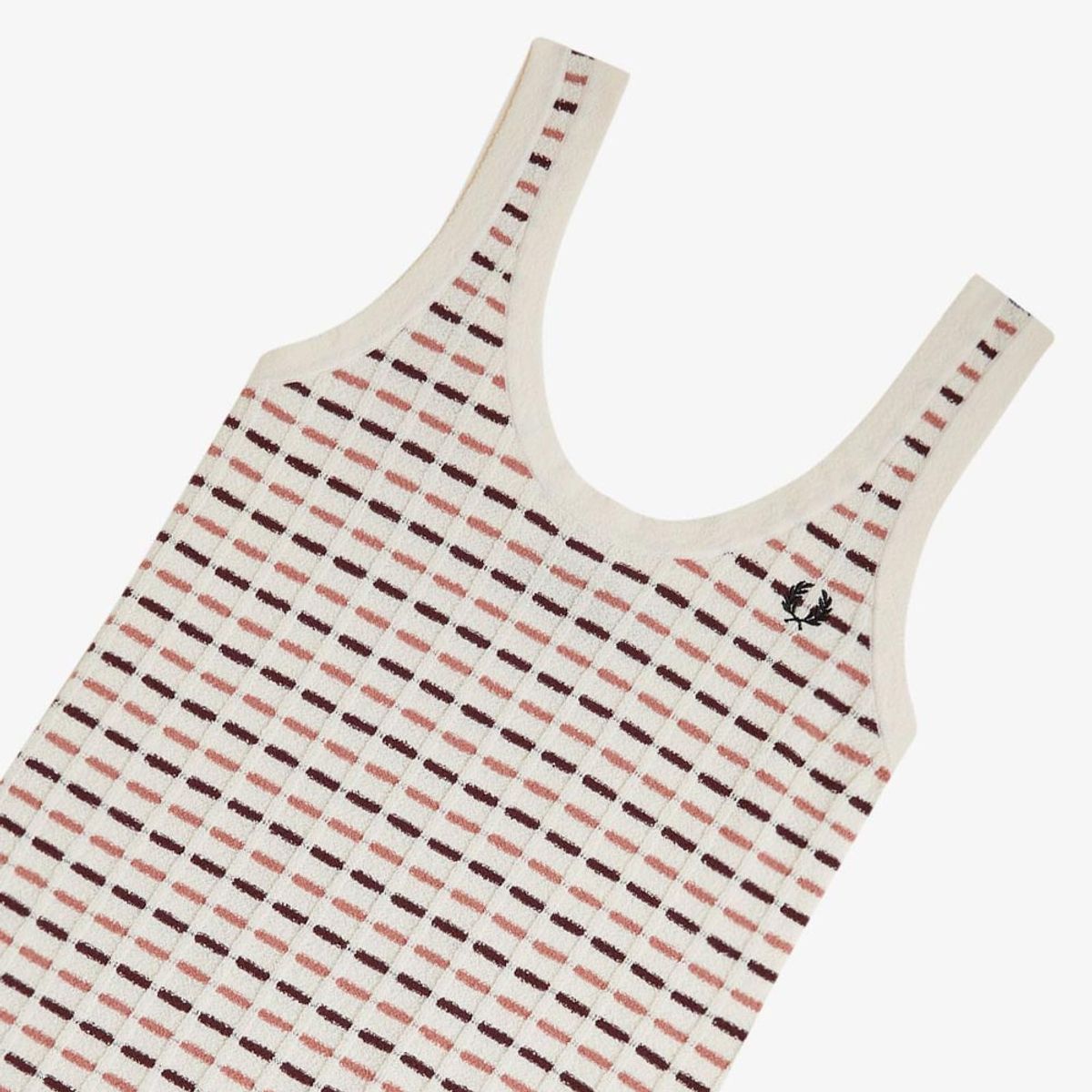 프레드페리(FRED PERRY) [Womens] 부클 니트 드레스 - 실키피치 AFPF2519186-R33