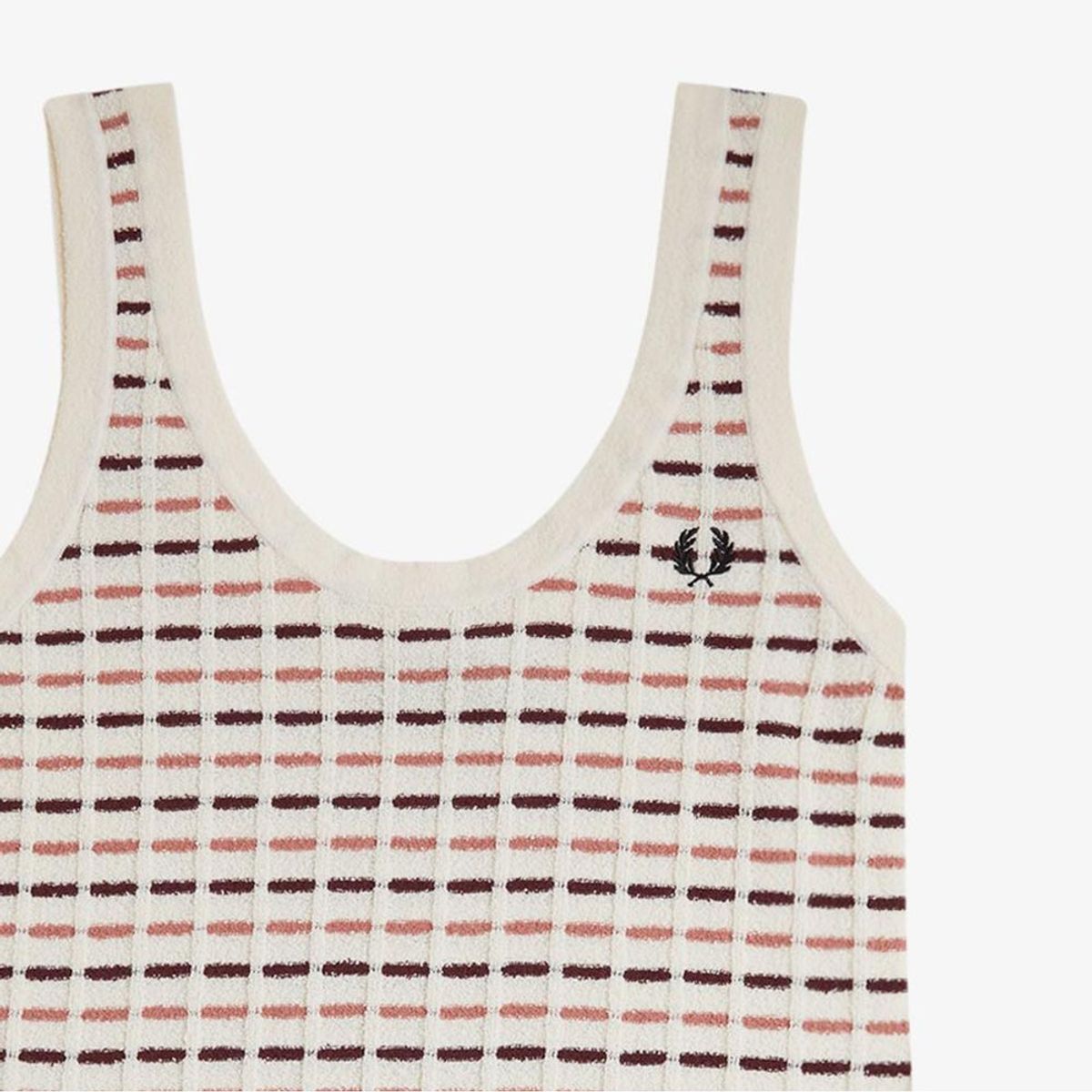 프레드페리(FRED PERRY) [Womens] 부클 니트 드레스 - 실키피치 AFPF2519186-R33