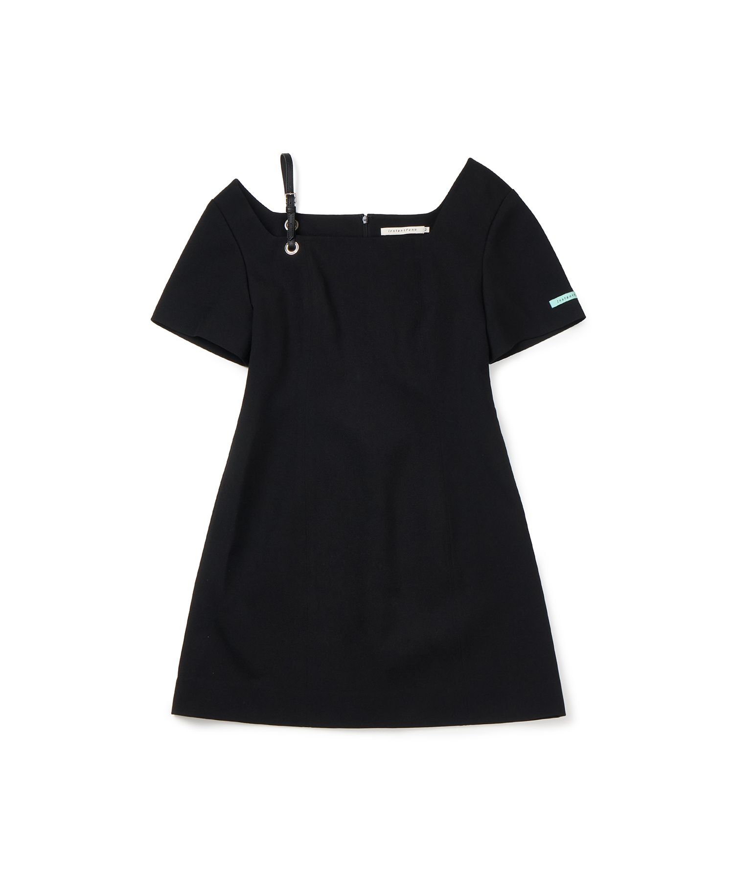 [INSTANTFUNK] CLASSIC ONE SHOULDER DRESS /追跡付 MUSINSA公式 | INSTANTFUNK Classic One Shoulder Dress - Black