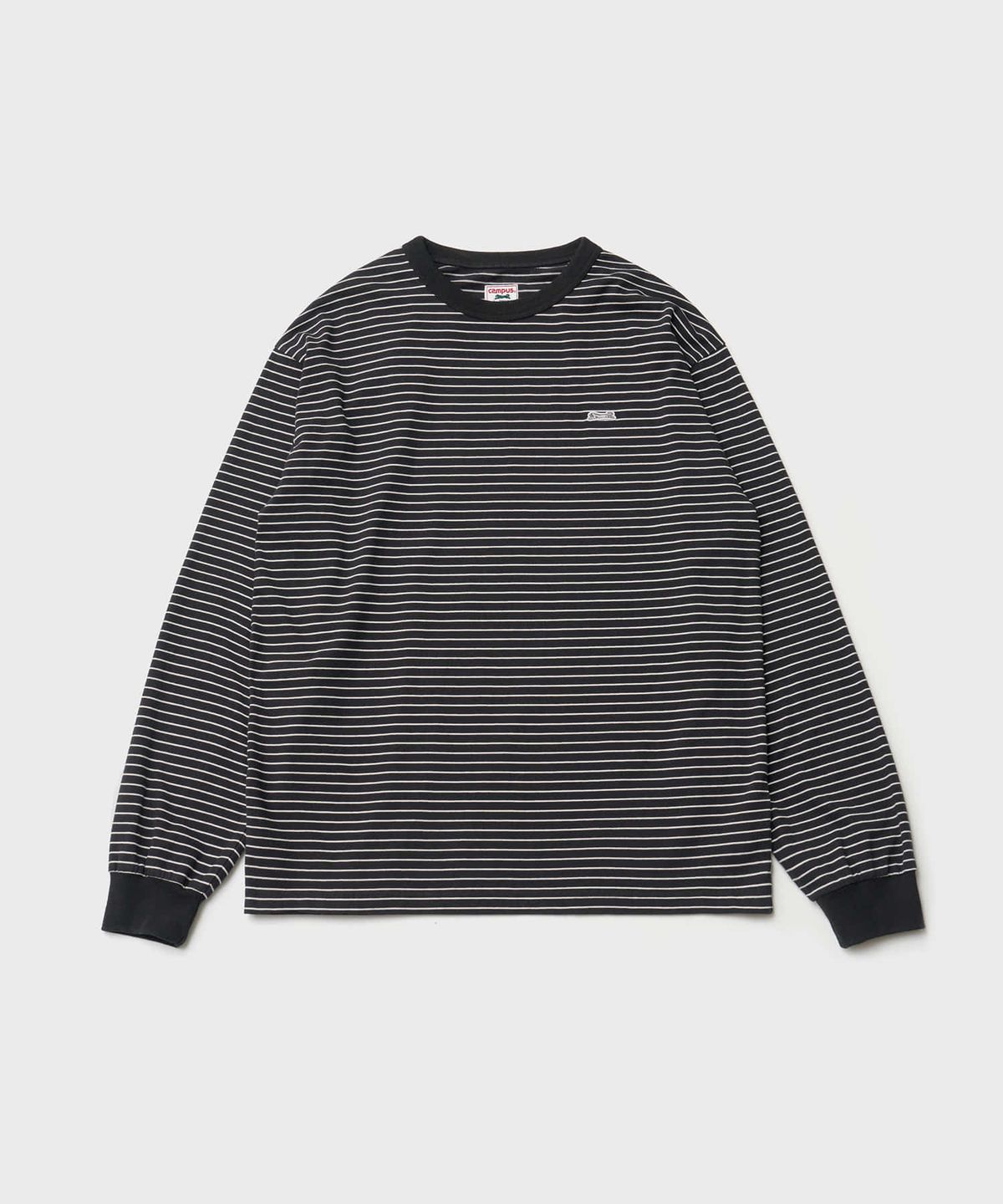르티그레(LE TIGRE) Stripe longsleeve T-shirt (Black)