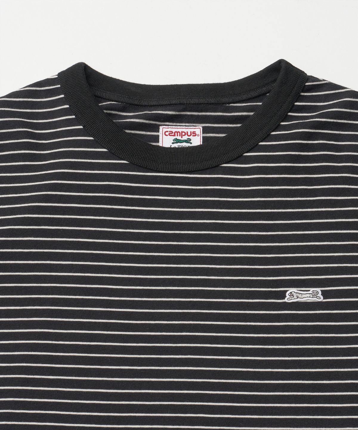 르티그레(LE TIGRE) Stripe longsleeve T-shirt (Black)