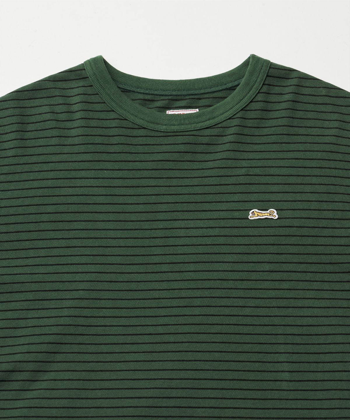 르티그레(LE TIGRE) Stripe longsleeve T-shirt (Kelly Green)