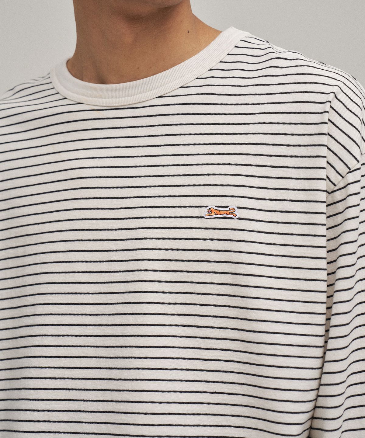 르티그레(LE TIGRE) Stripe longsleeve T-shirt (Off White)