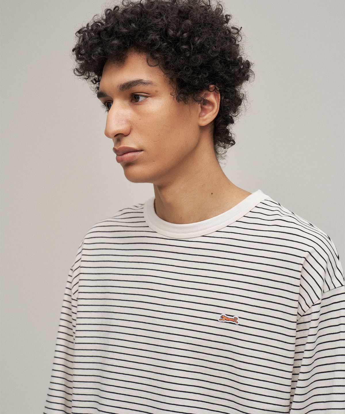 르티그레(LE TIGRE) Stripe longsleeve T-shirt (Off White)