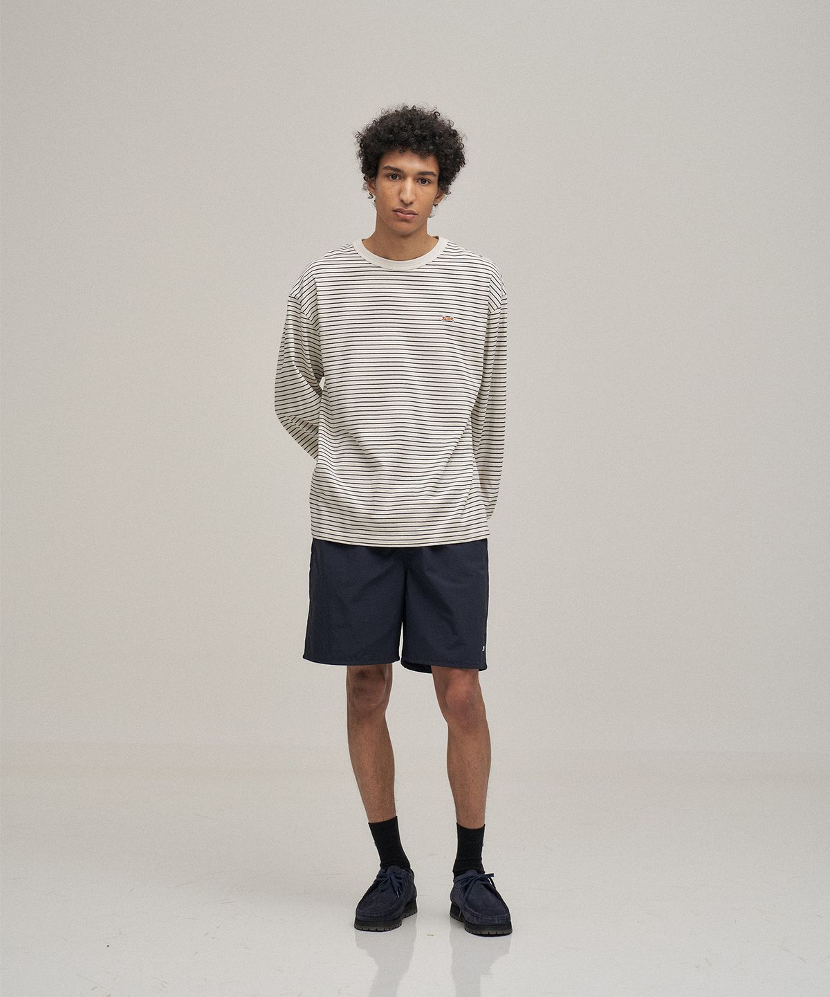 르티그레(LE TIGRE) Stripe longsleeve T-shirt (Off White)
