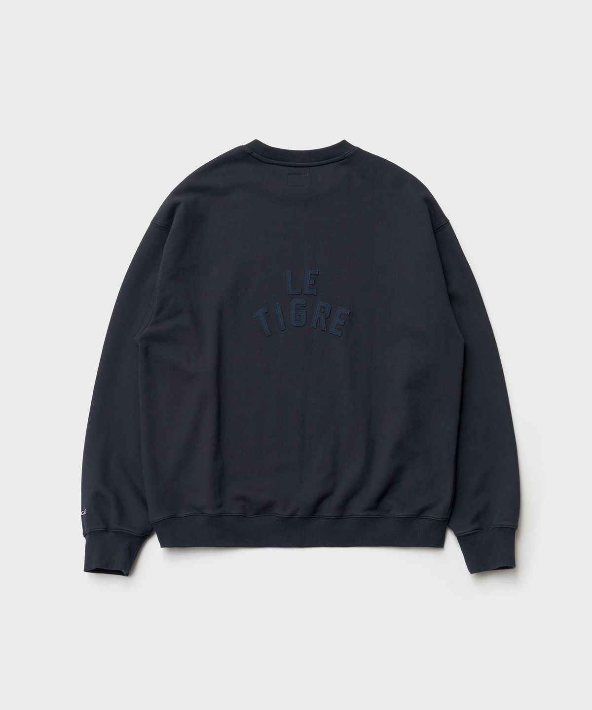 르티그레(LE TIGRE) Classic Applique sweatshirt (Navy)