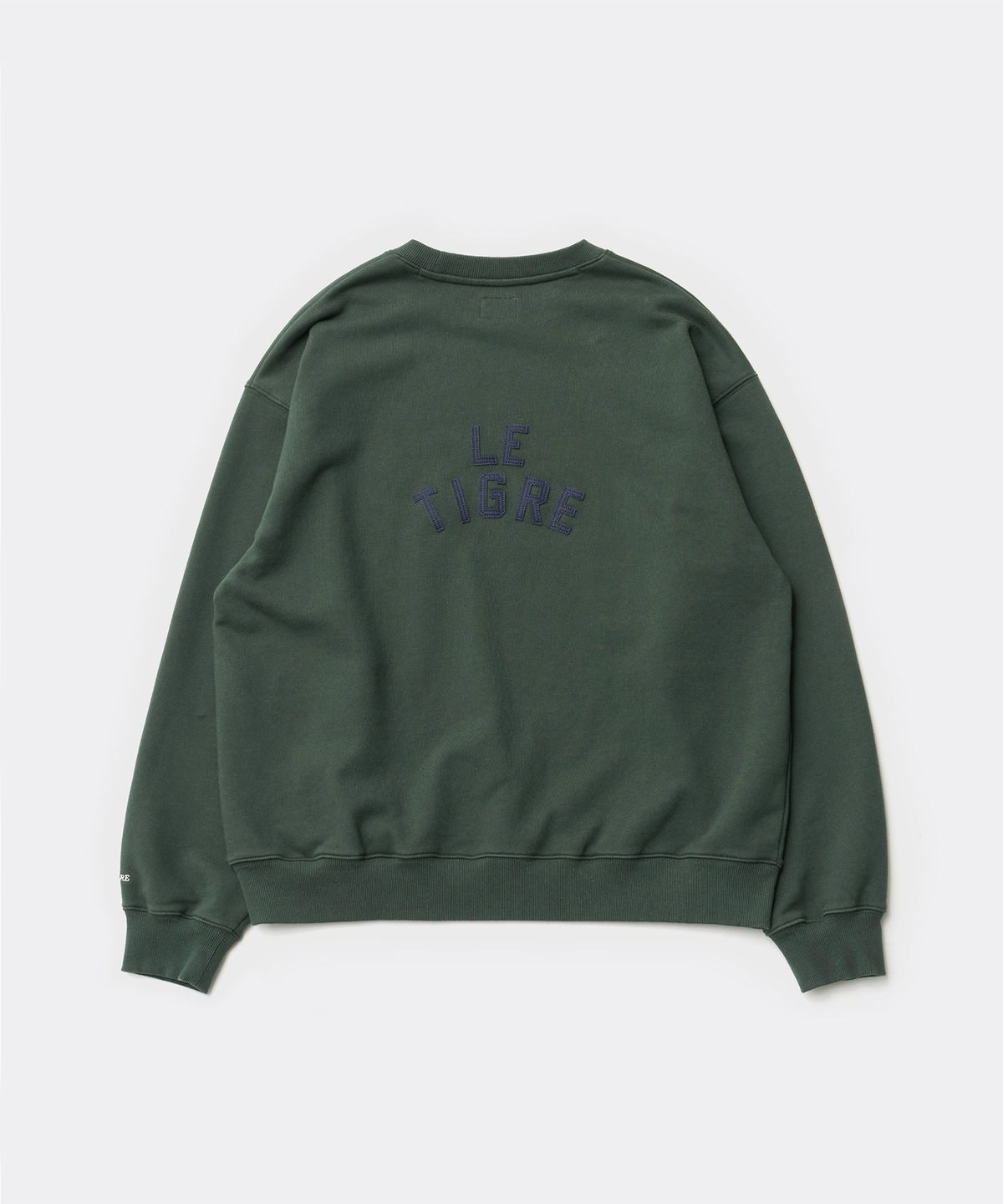 르티그레(LE TIGRE) Classic Applique sweatshirt (Forest Green)