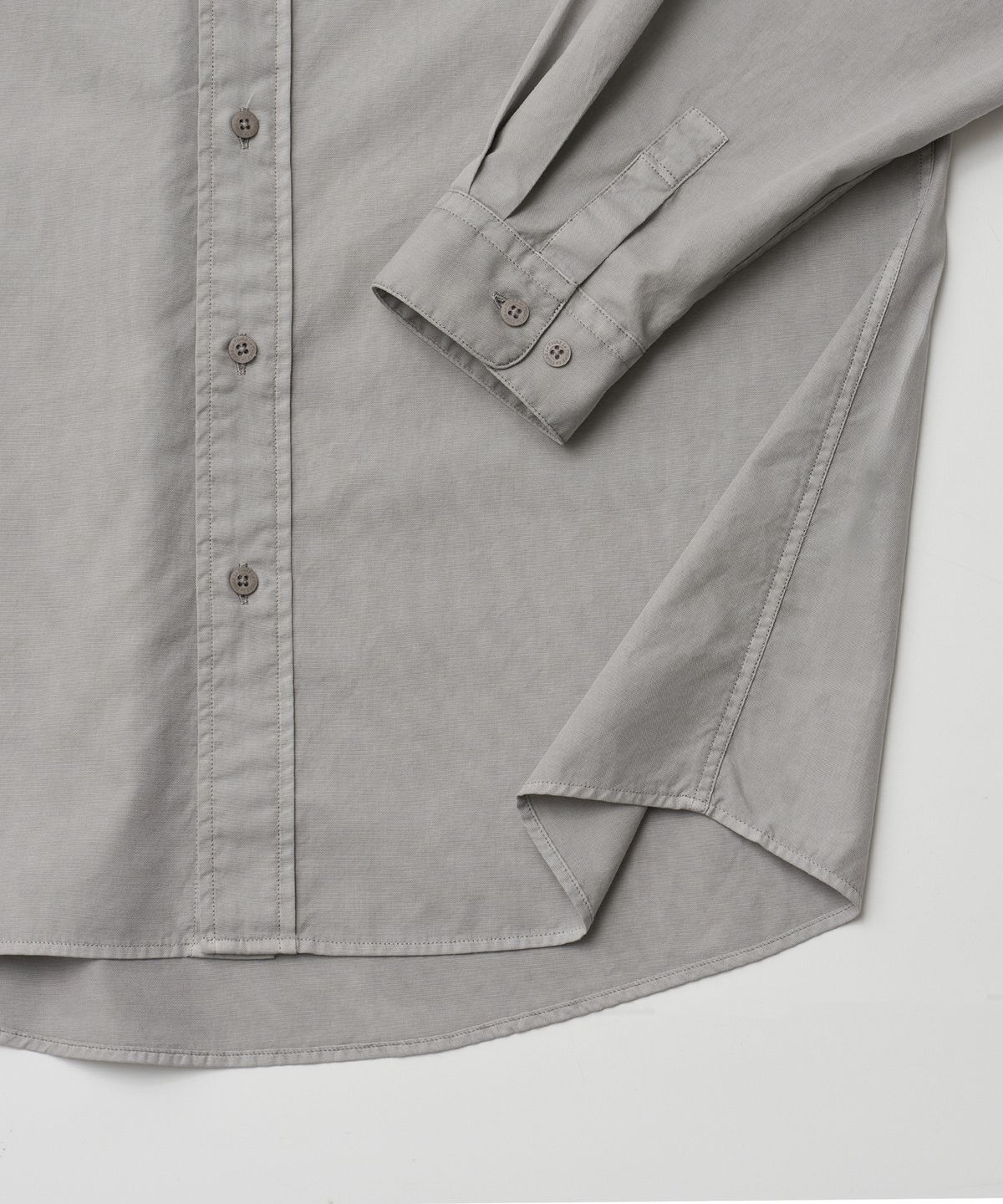 르티그레(LE TIGRE) Oxford Overdyed Shirt (Dusty Gray)