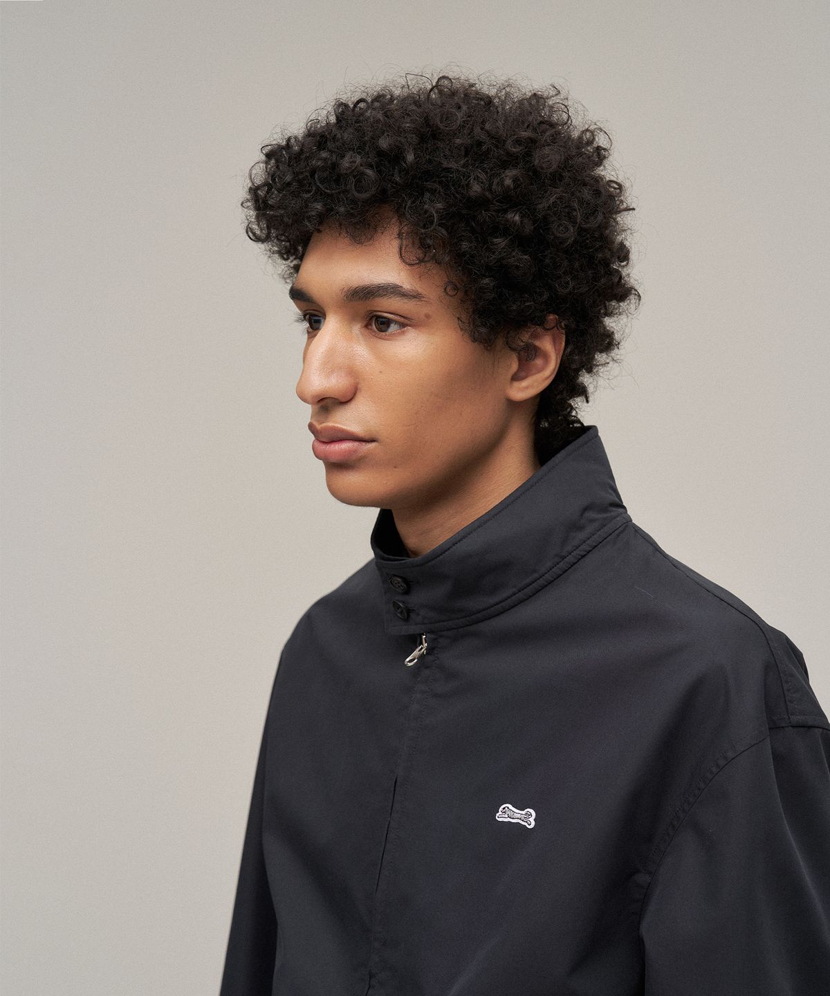 르티그레(LE TIGRE) Classic Harrington jacket (Almost Black)
