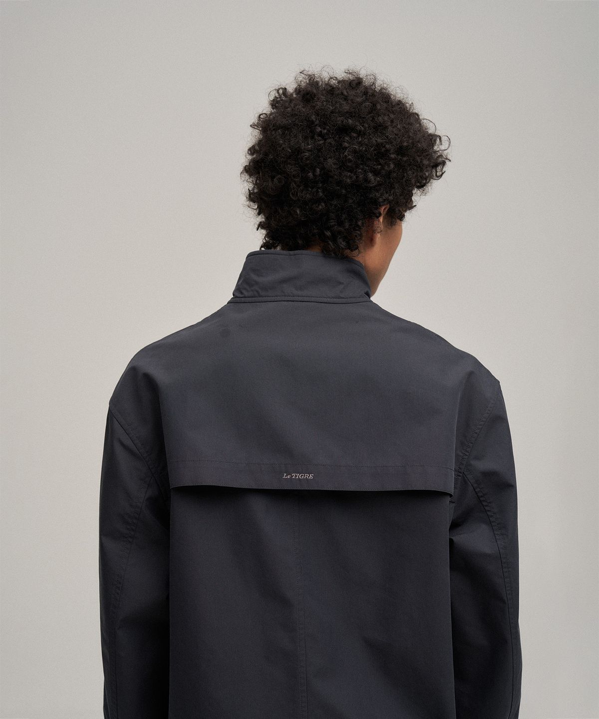 르티그레(LE TIGRE) Classic Harrington jacket (Almost Black)