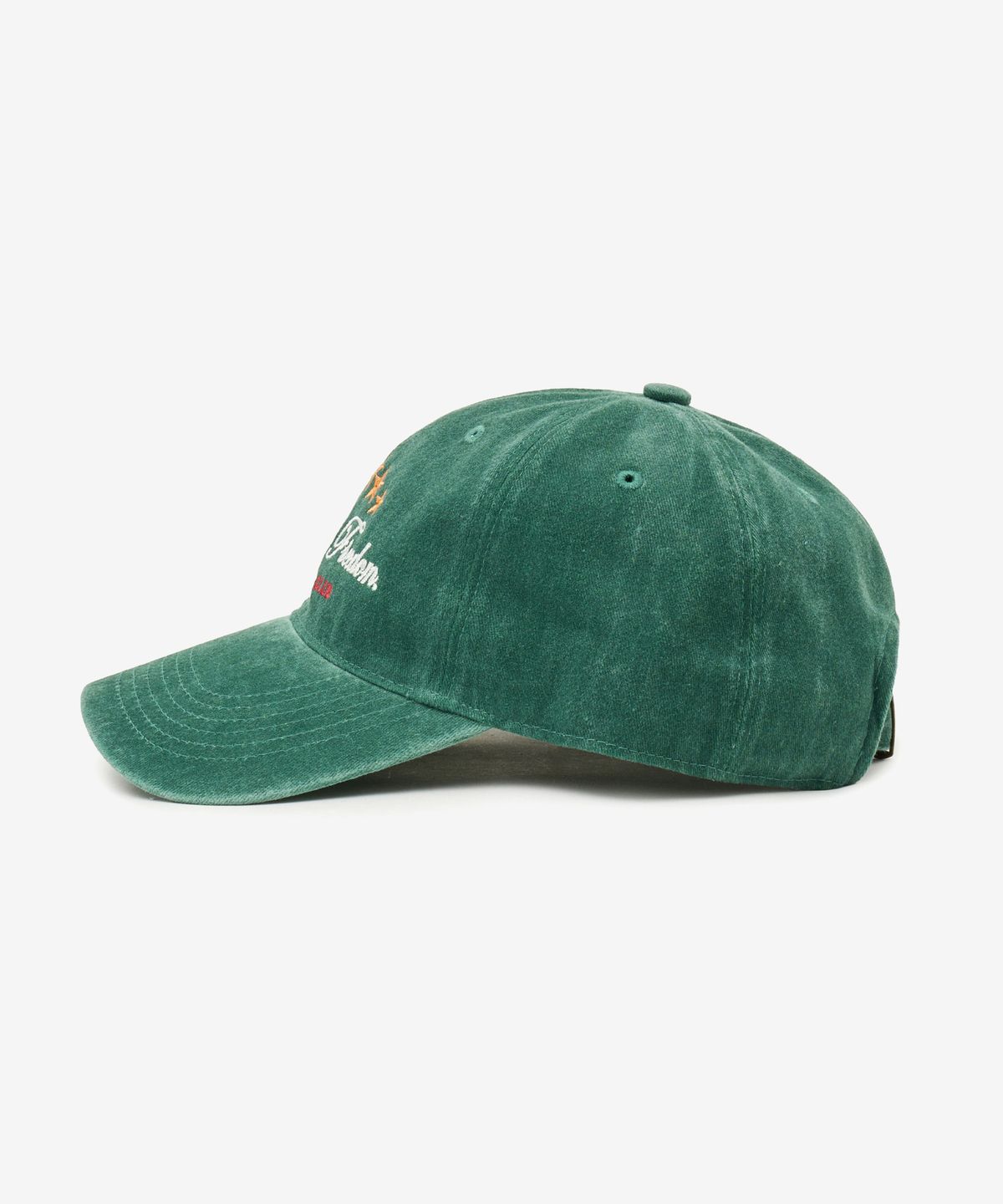 브이투(VTWO) 스타 스톤 워시드 볼캡 (GREEN)