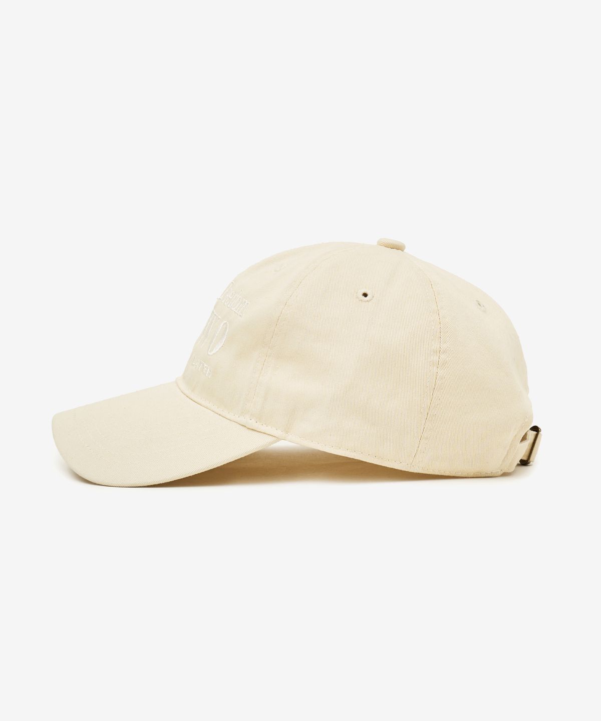 브이투(VTWO) 스마일 코튼 볼캡 (BEIGE)