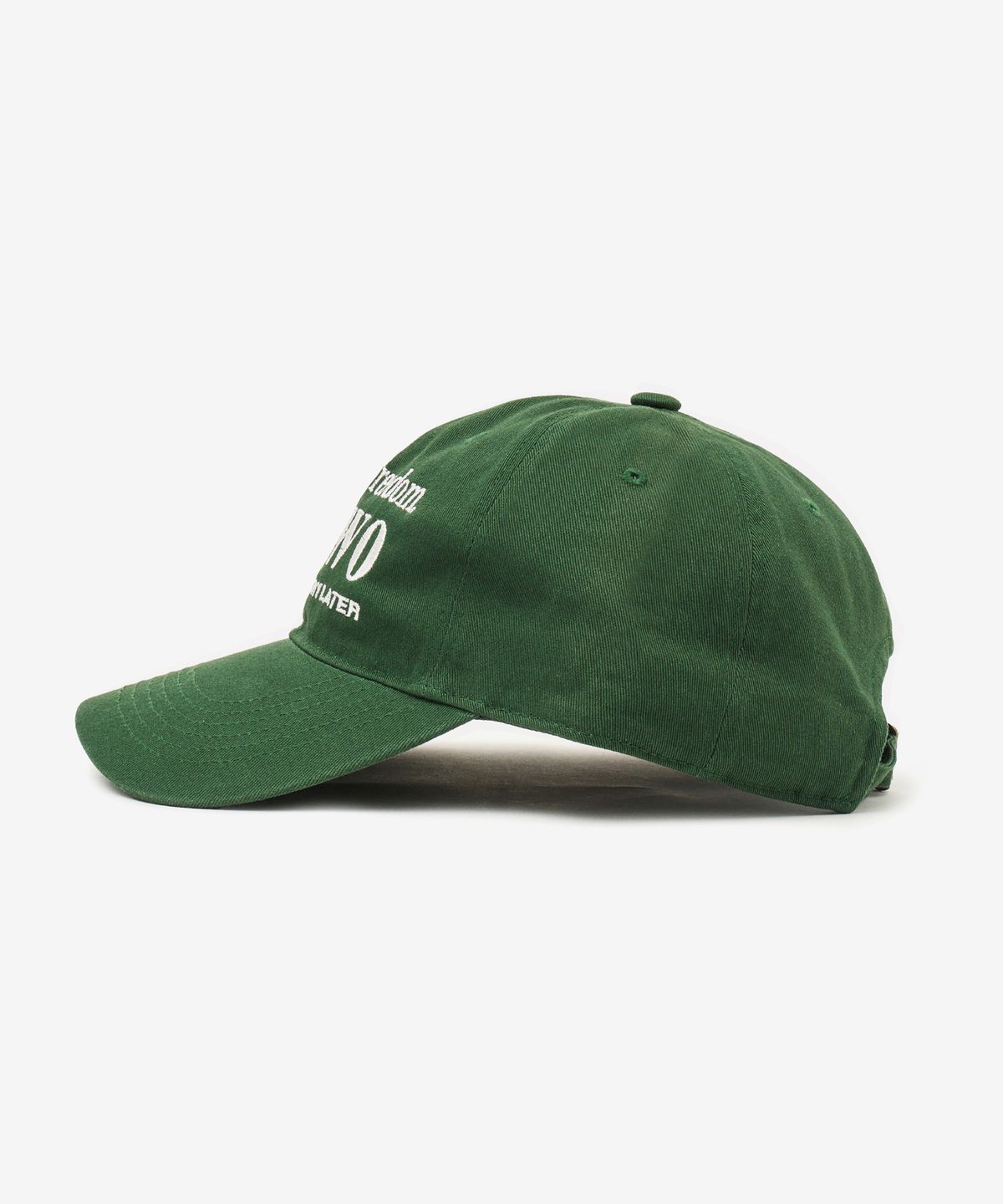 브이투(VTWO) 스마일 코튼 볼캡 (GREEN)