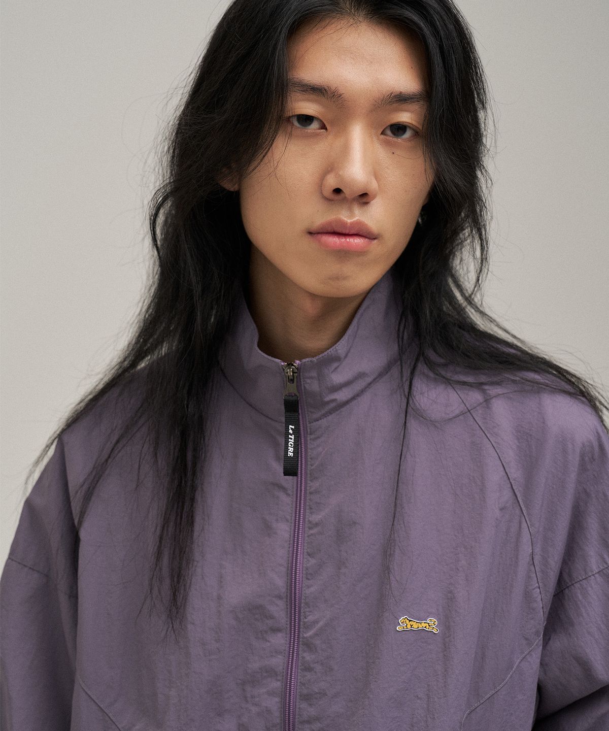 르티그레(LE TIGRE) Flow windbreaker Jacket (Lavendar)