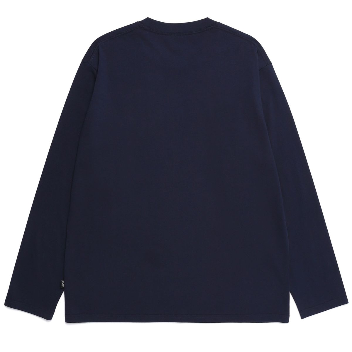 바쥬비쥬(BAJOO BIJOO) LOGO PRINT LONG SLEEVE [NAVY]