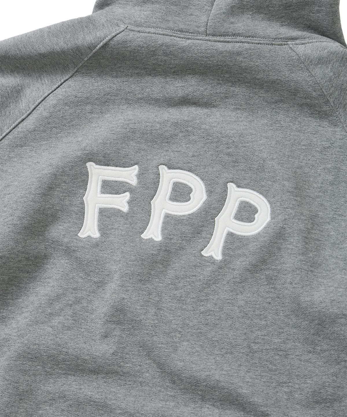 파운드포켓(FOUNDPOCKET) 에프피피 크루 후디 멜란지 그레이