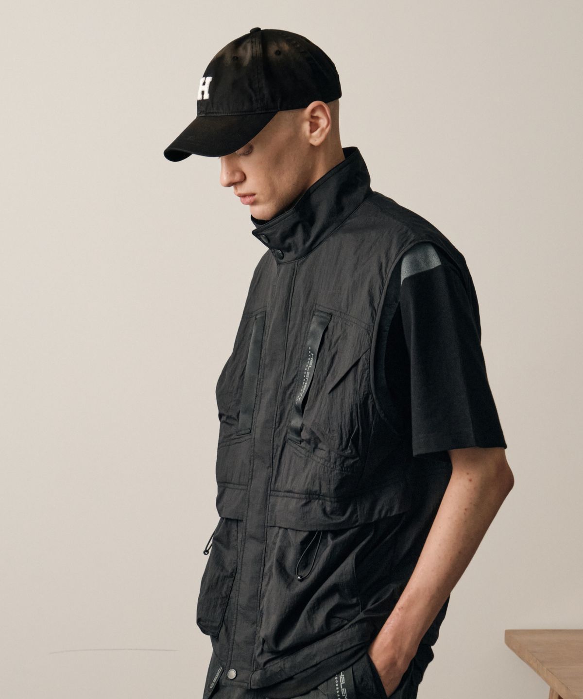힐리먼트(HELEMENT) 빈티지 어반 볼캡 (BLACK)