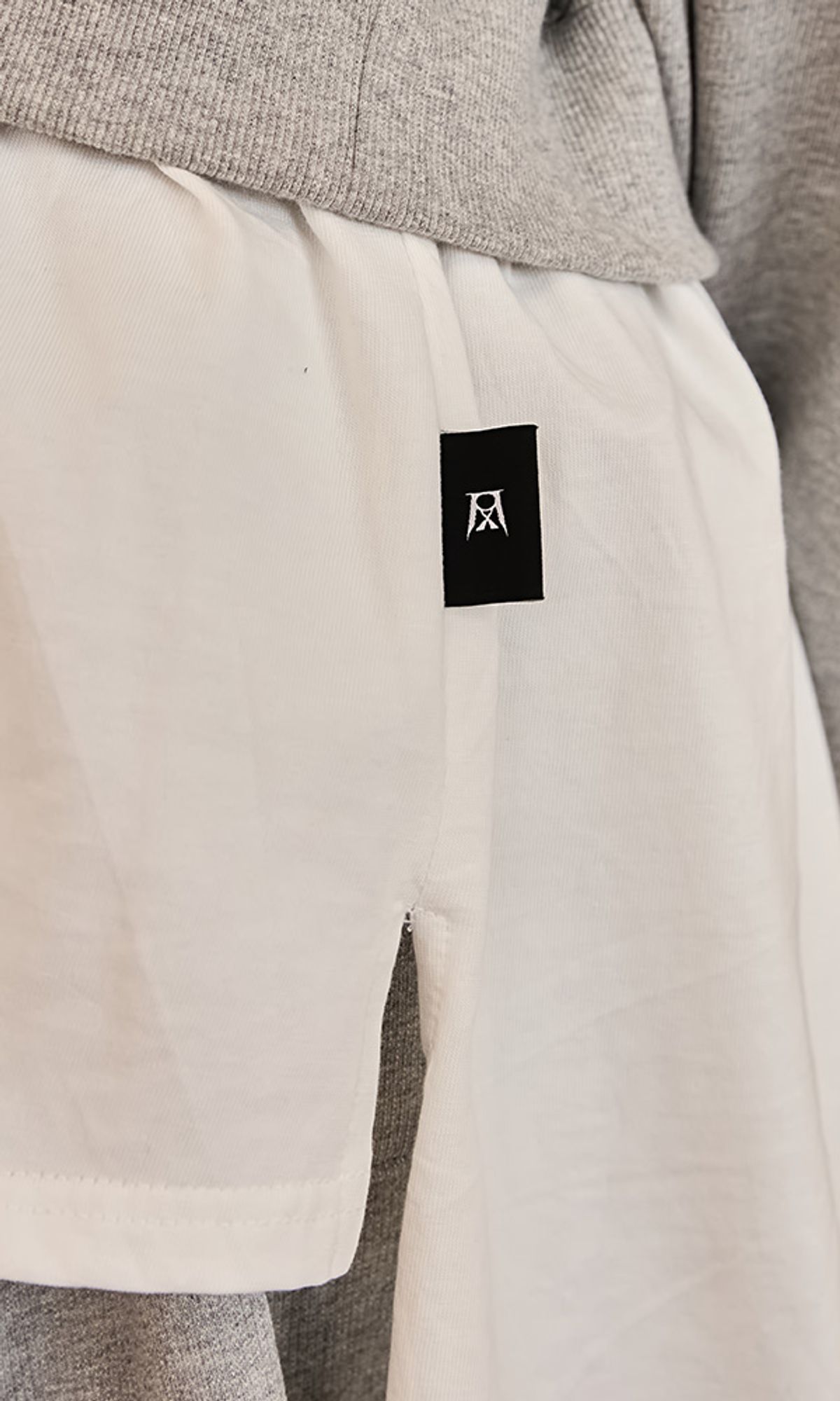 레큘리(RECULER) Layered Hoodie Gray