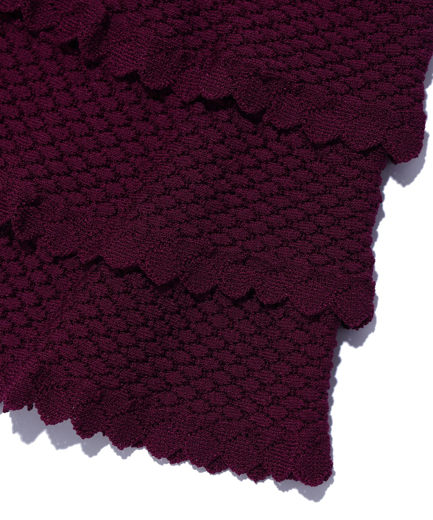MUSINSA | YOUHEE BASIC SHIRRING KNIT SKIRT WINE