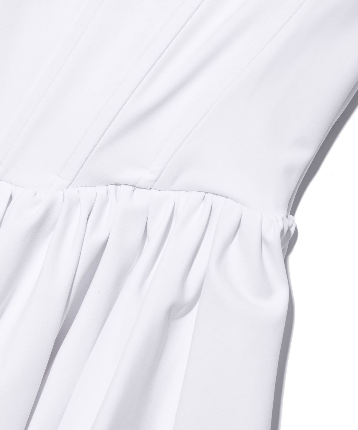 유희(YOUHEE) BASIC CORSET DRESS WHITE