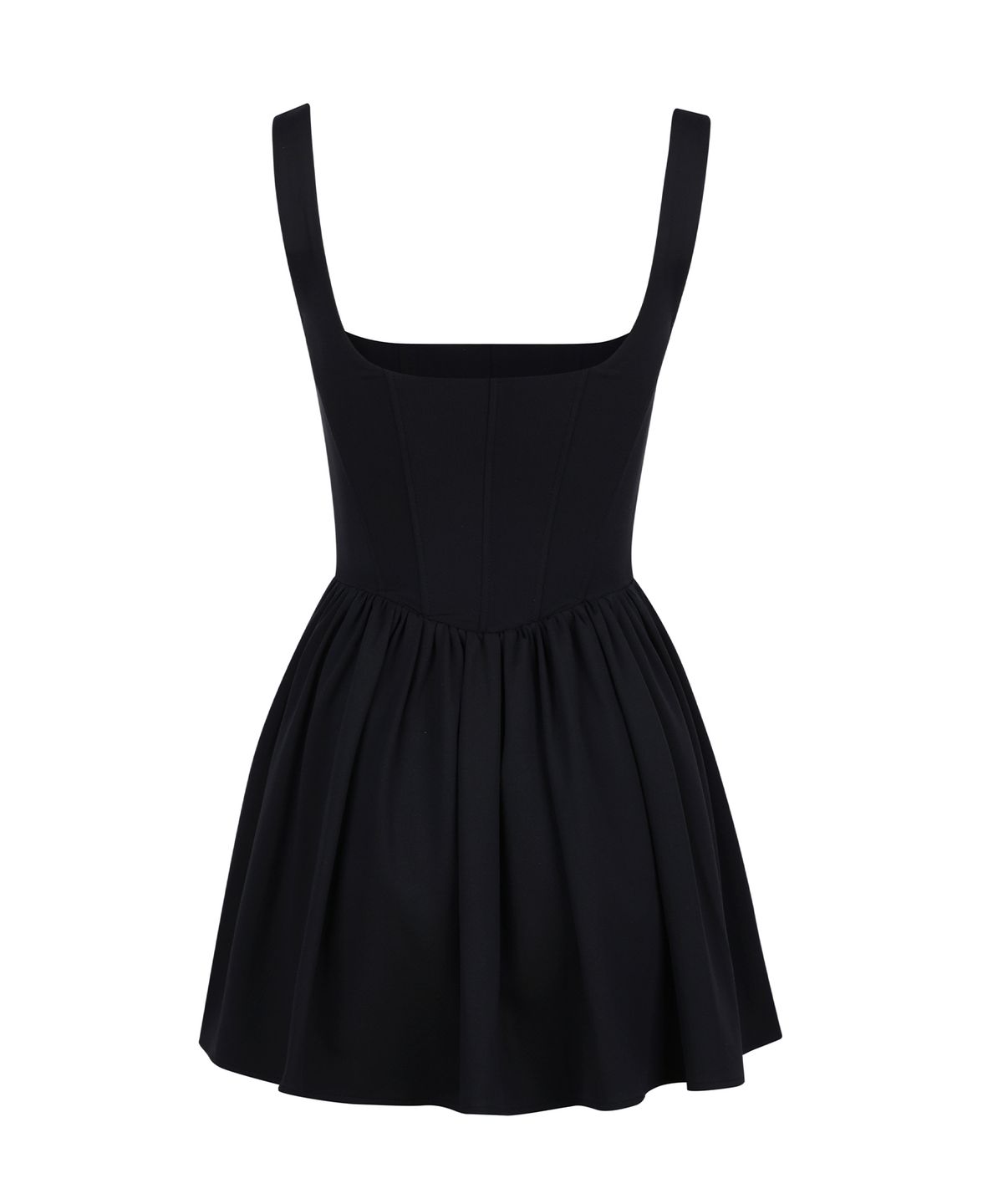 유희(YOUHEE) BASIC CORSET DRESS BLACK