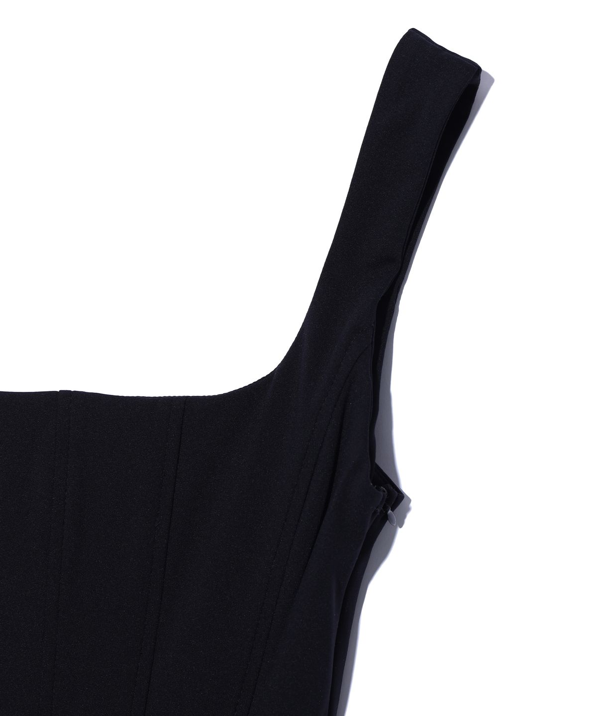 유희(YOUHEE) BASIC CORSET DRESS BLACK