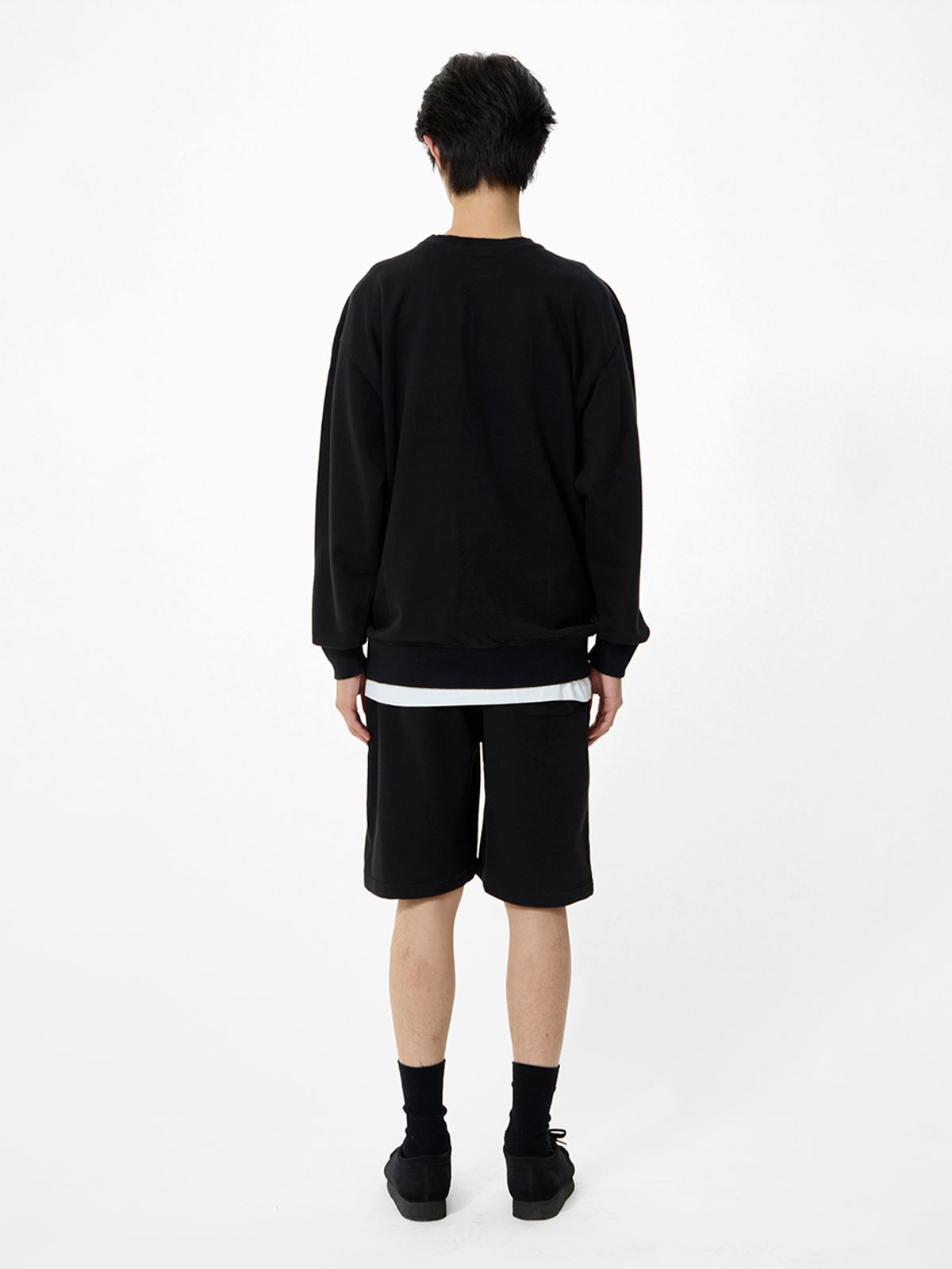 알파 인더스트리(ALPHA INDUSTRIES) 에센셜 프렌치 테리 쇼츠 블랙