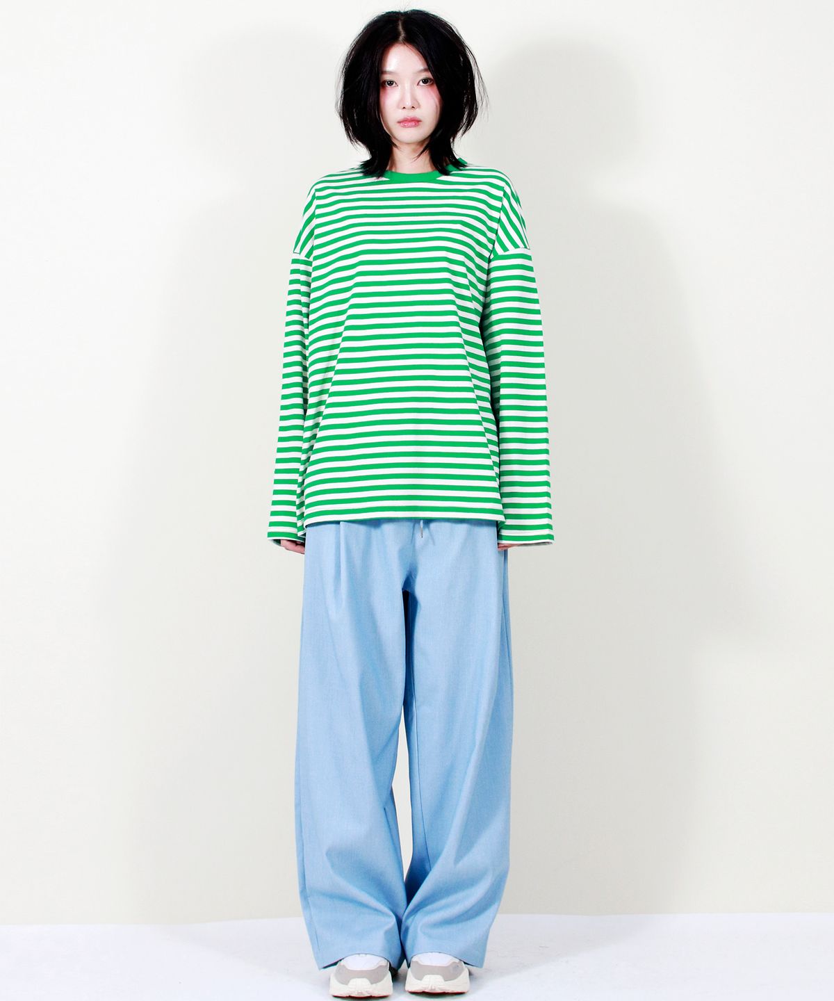 드마크(DEMARC) VINTAGE DENIM WIDE PANTS LIGHT BLUE