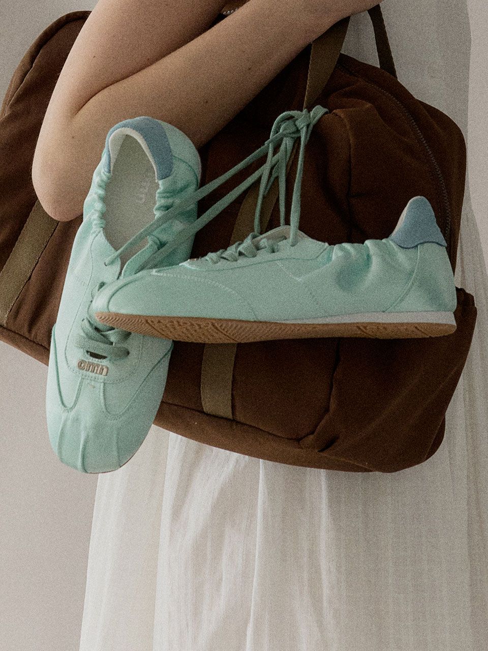 MUSINSA | OMNIPOTENT omn Satin sneakers _Mint