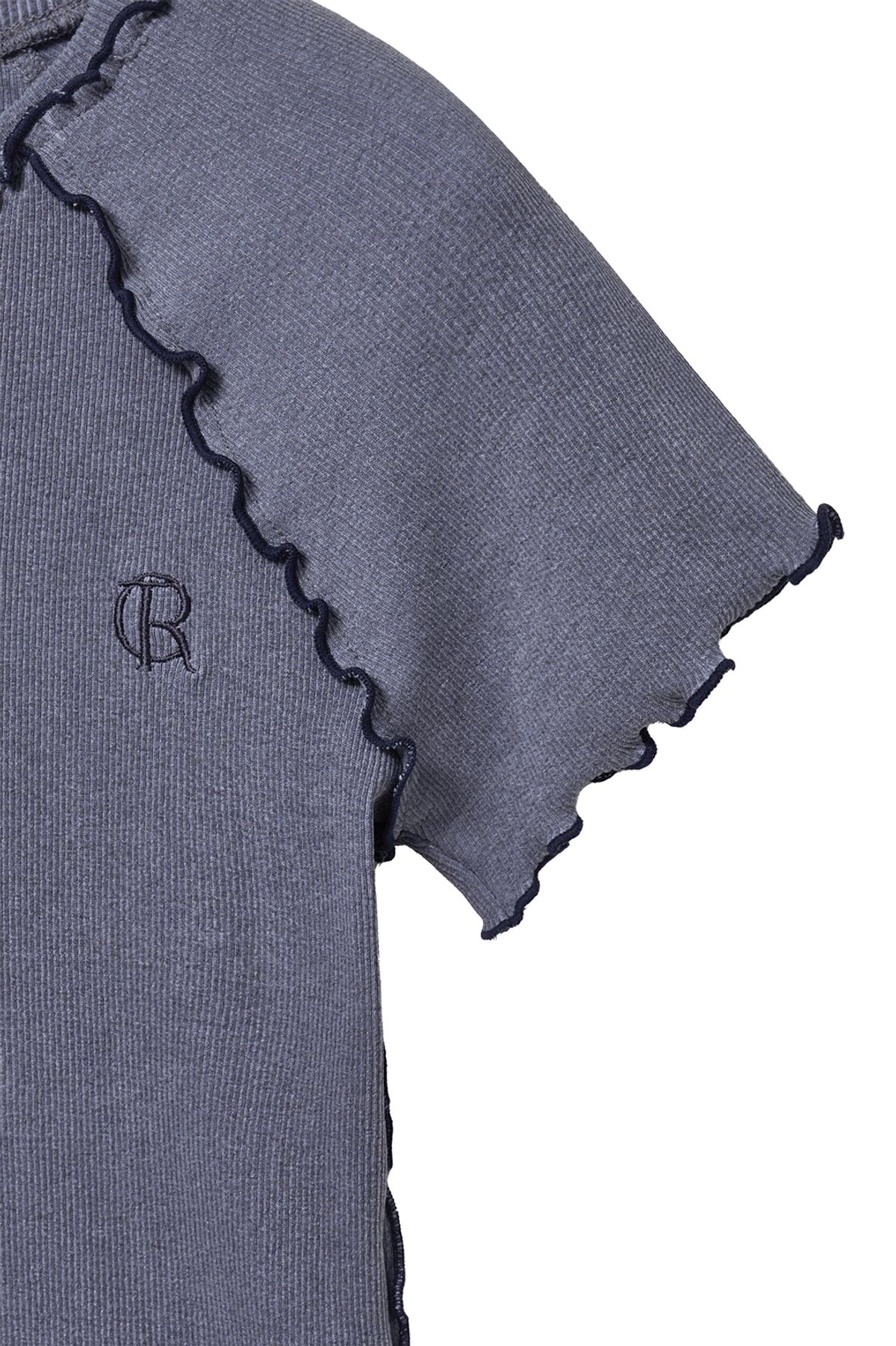 커렌트(CURRENT) JERSEY LIP TOP [NAVY]