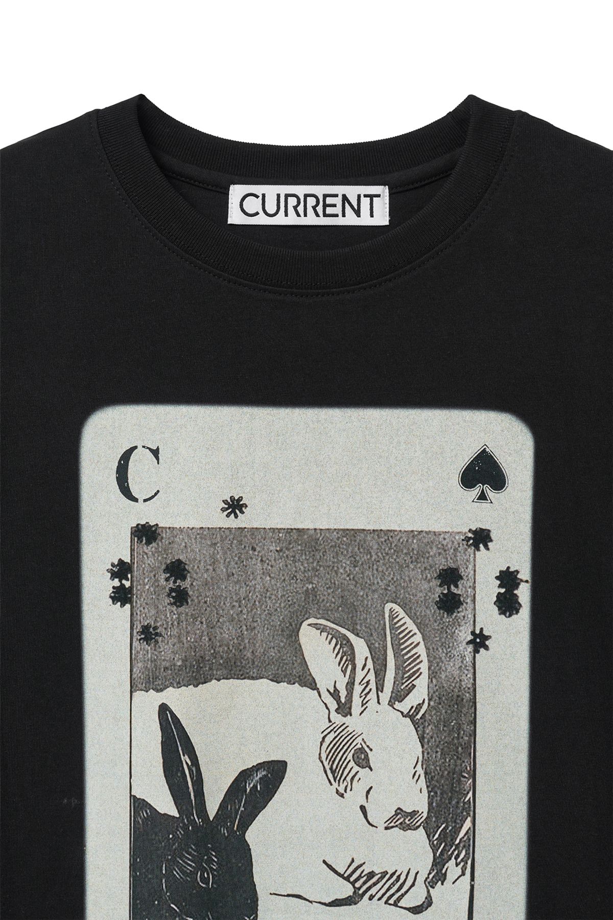 커렌트(CURRENT) NEW TAROT GRAPHIC T-SHIRT [BLACK]