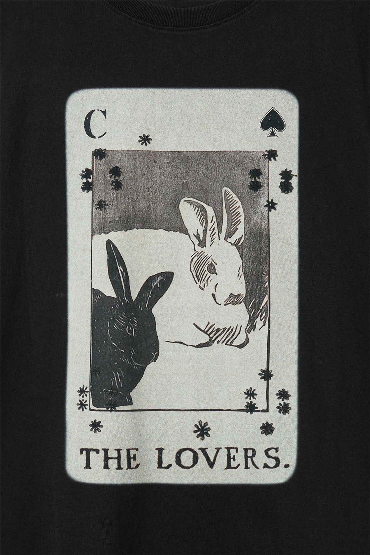 커렌트(CURRENT) NEW TAROT GRAPHIC T-SHIRT [BLACK]