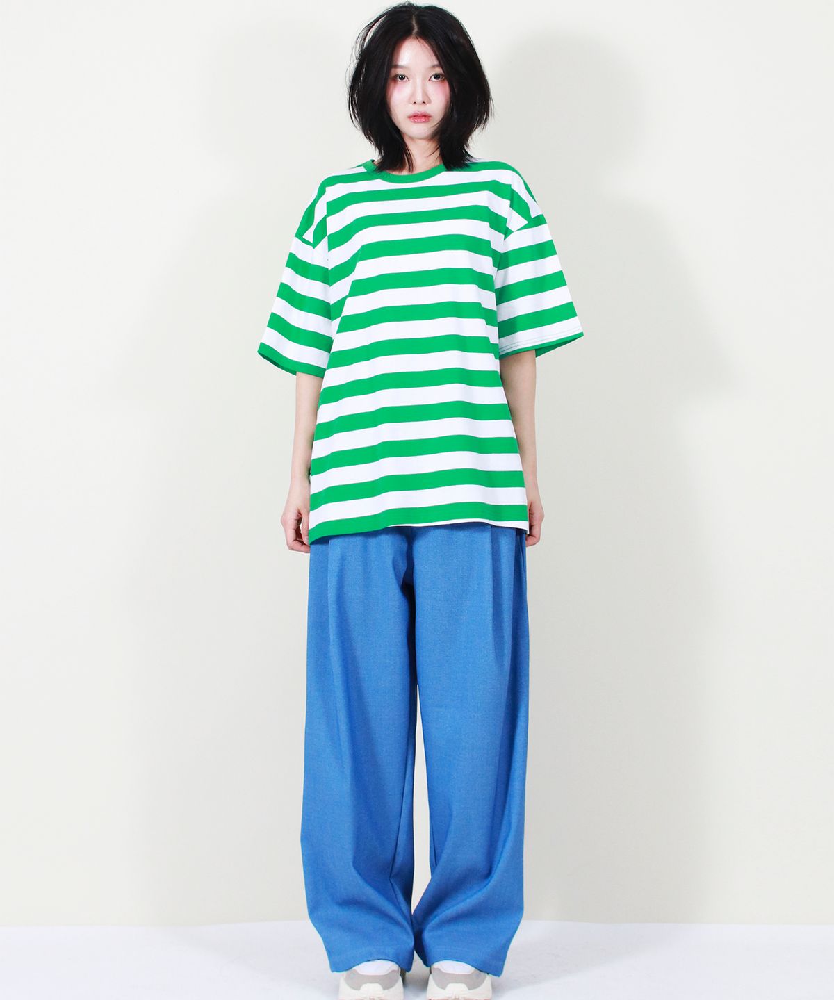 드마크(DEMARC) VINTAGE DENIM WIDE PANTS BLUE