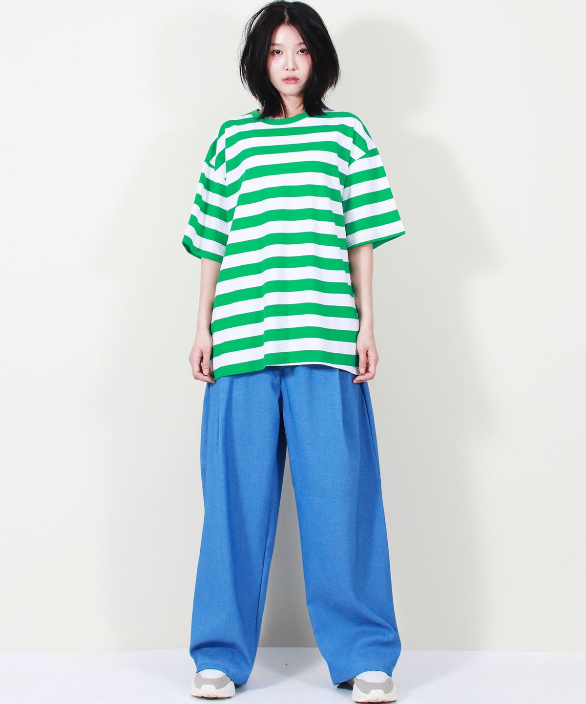 드마크(DEMARC) VINTAGE DENIM WIDE PANTS BLUE