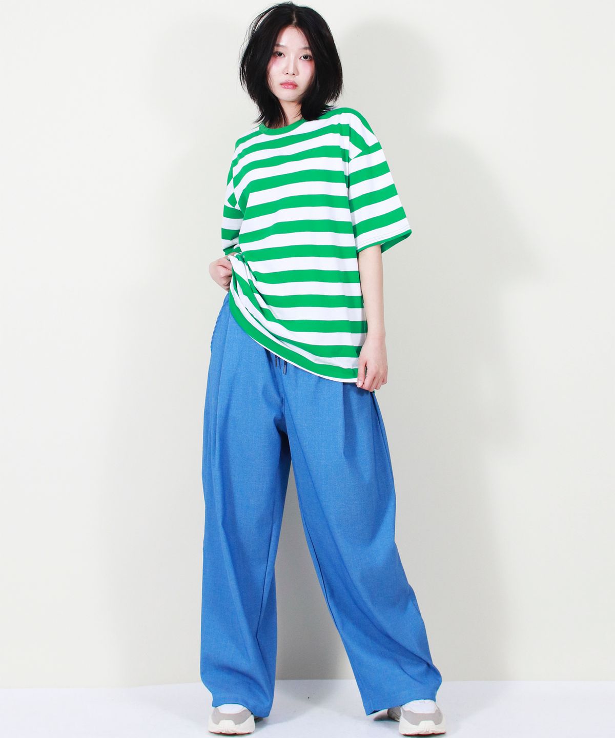 드마크(DEMARC) VINTAGE DENIM WIDE PANTS BLUE