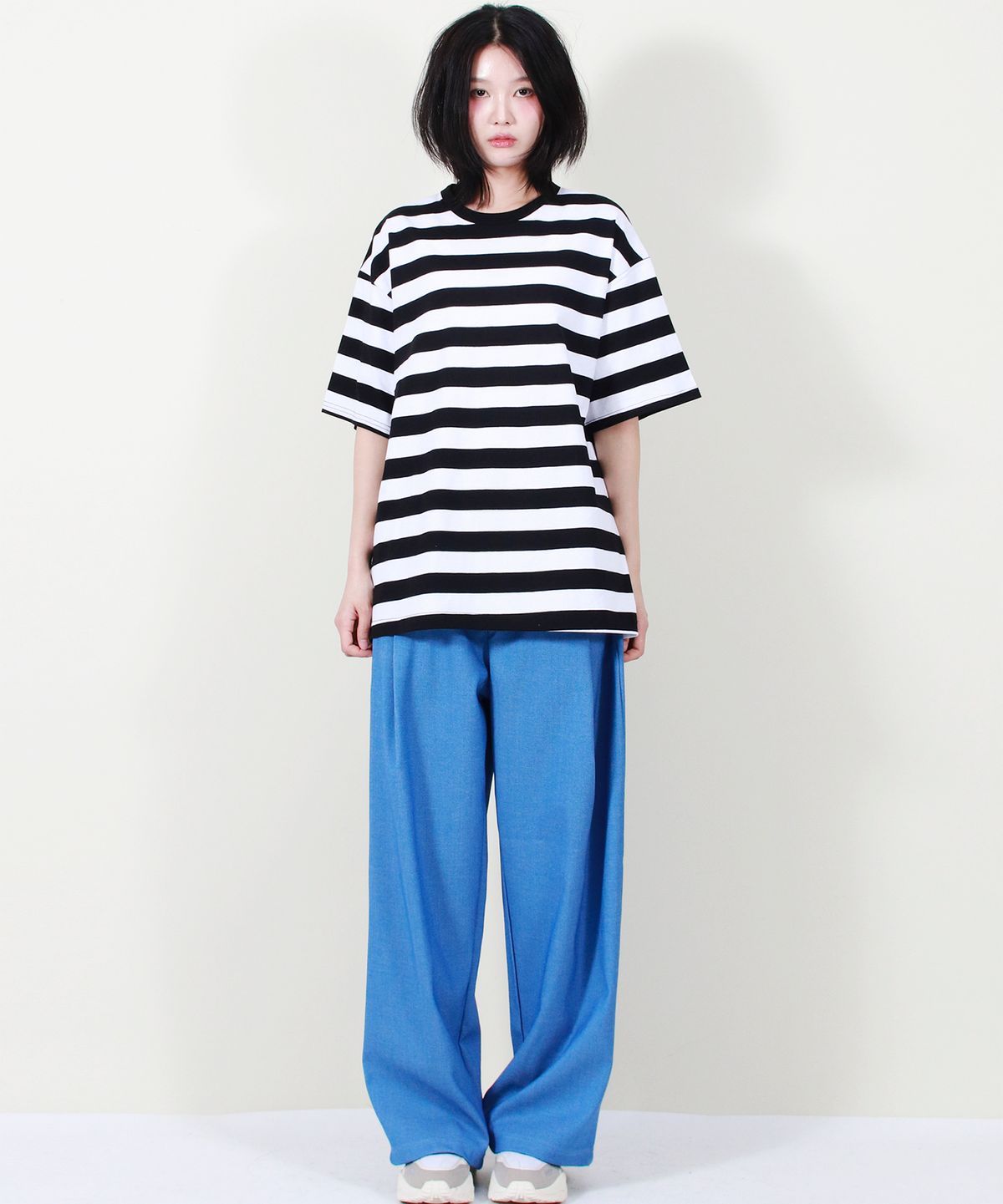 드마크(DEMARC) VINTAGE DENIM WIDE PANTS BLUE