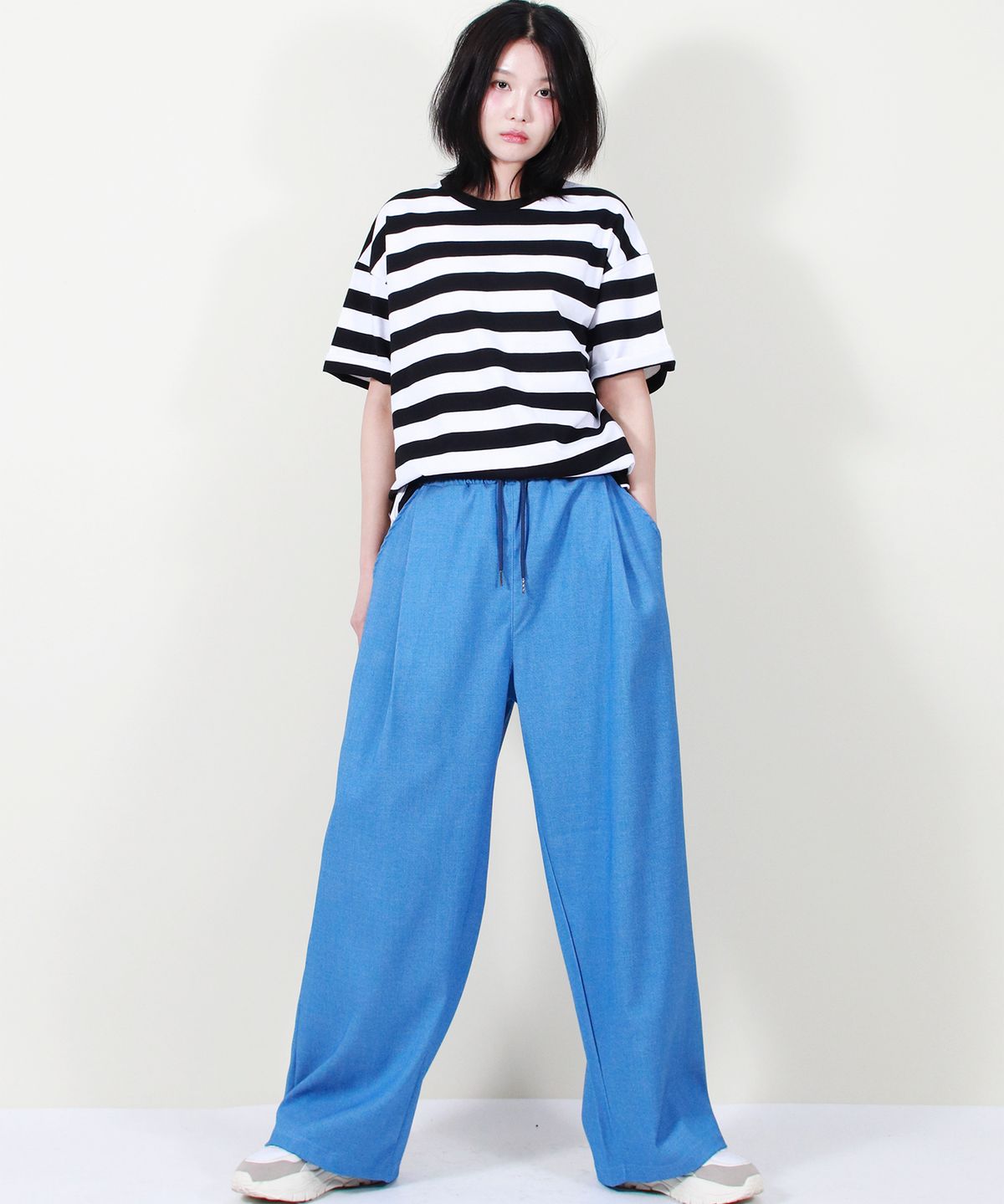 드마크(DEMARC) VINTAGE DENIM WIDE PANTS BLUE