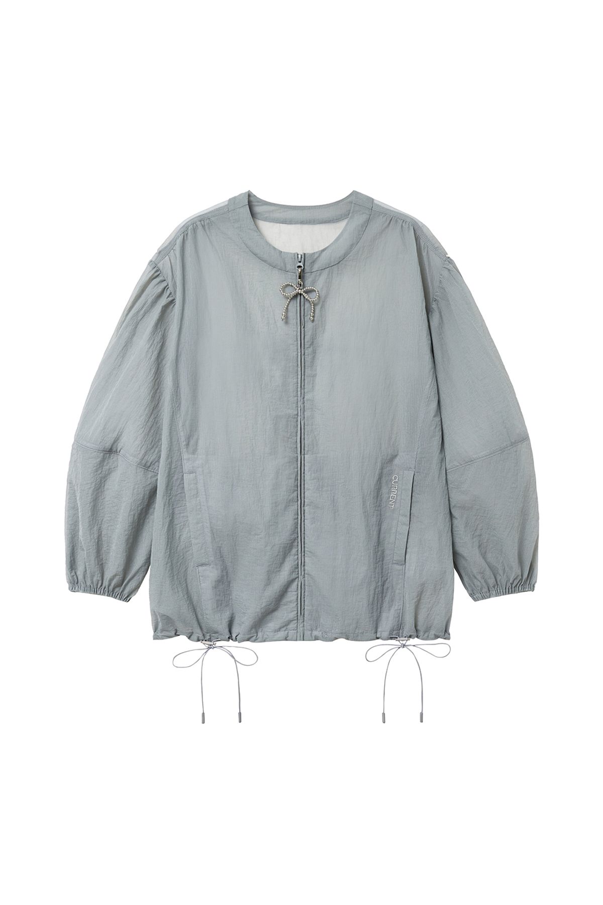 커렌트(CURRENT) PUFF SLEEVE OVER JACKET [GRAY]