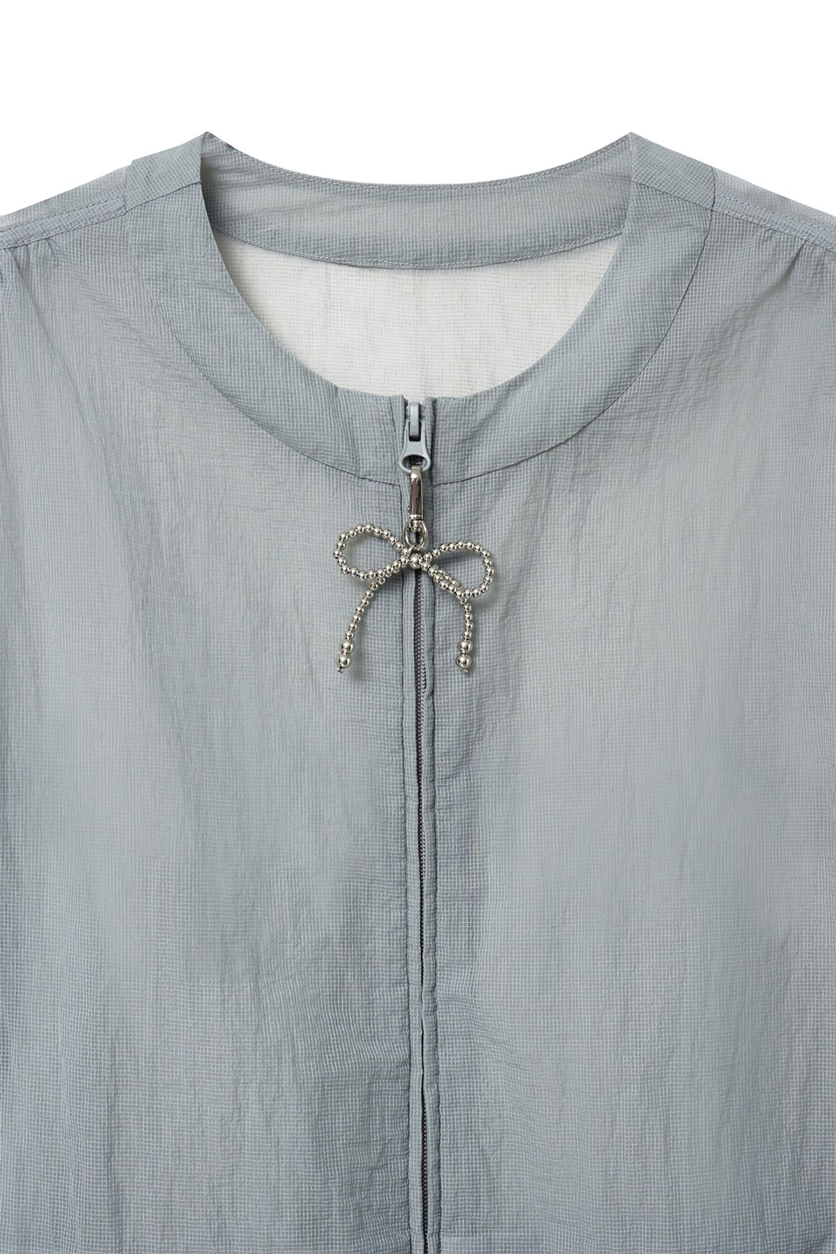 커렌트(CURRENT) PUFF SLEEVE OVER JACKET [GRAY]