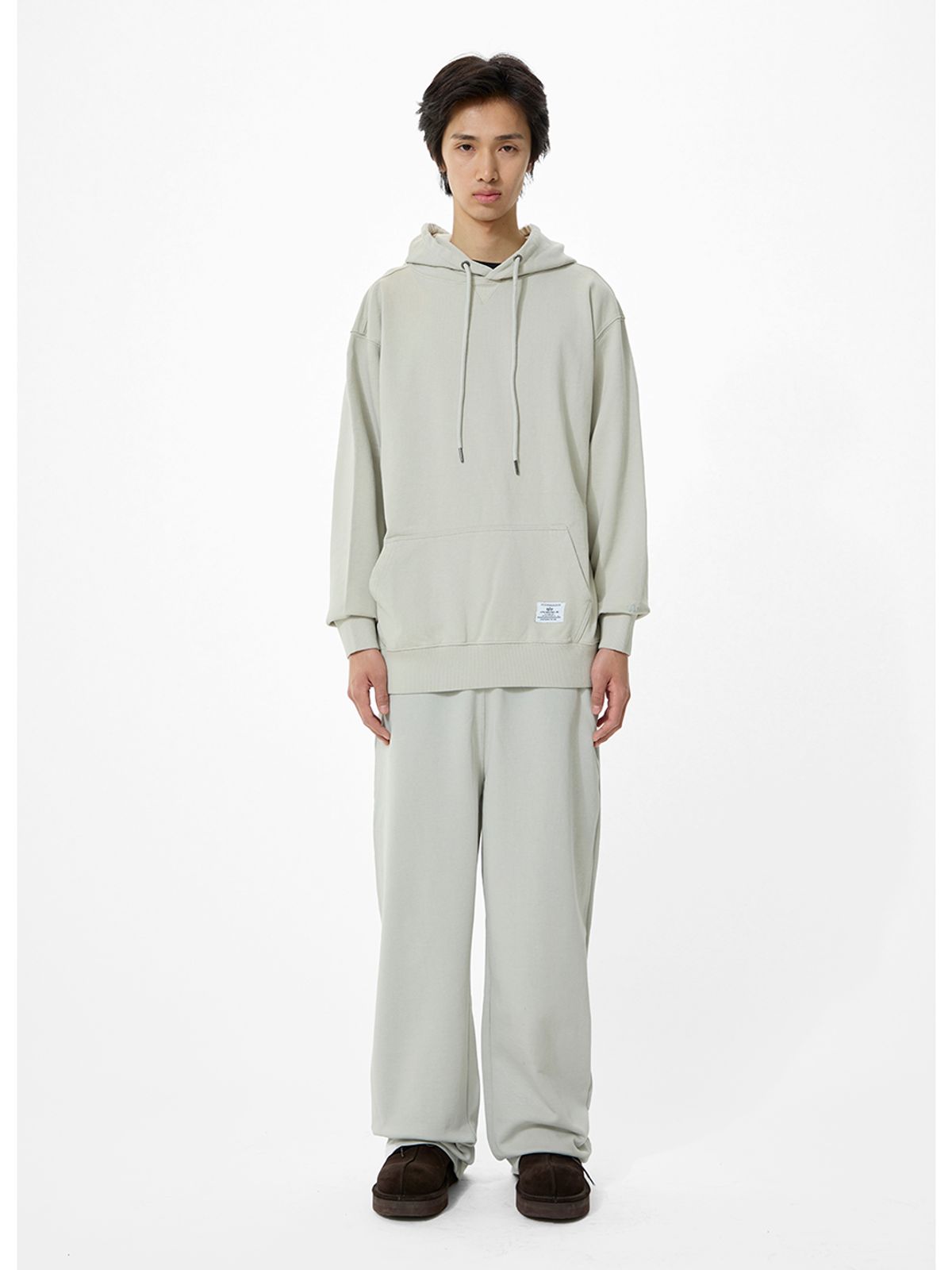알파 인더스트리(ALPHA INDUSTRIES) 에센셜 프렌치 테리 스웨트 팬츠 라이트 그레이