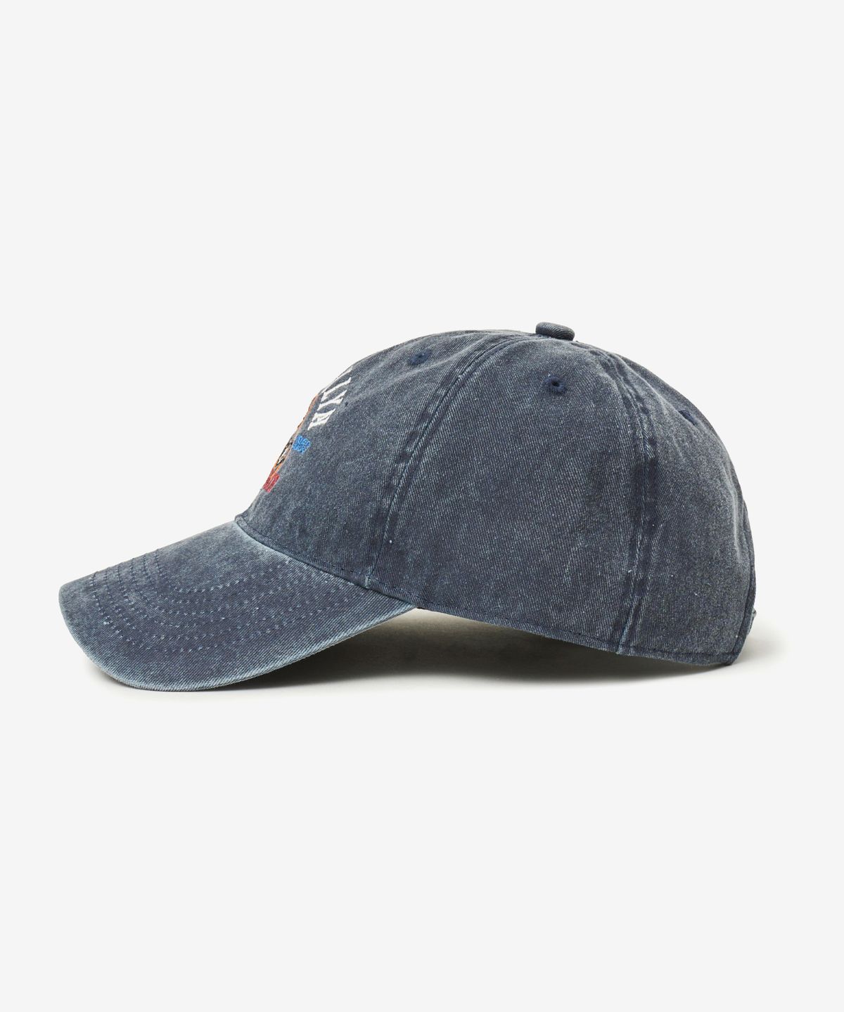 브이투(VTWO) 브루클린 스누피 피그먼트 워시드 볼캡 (NAVY)