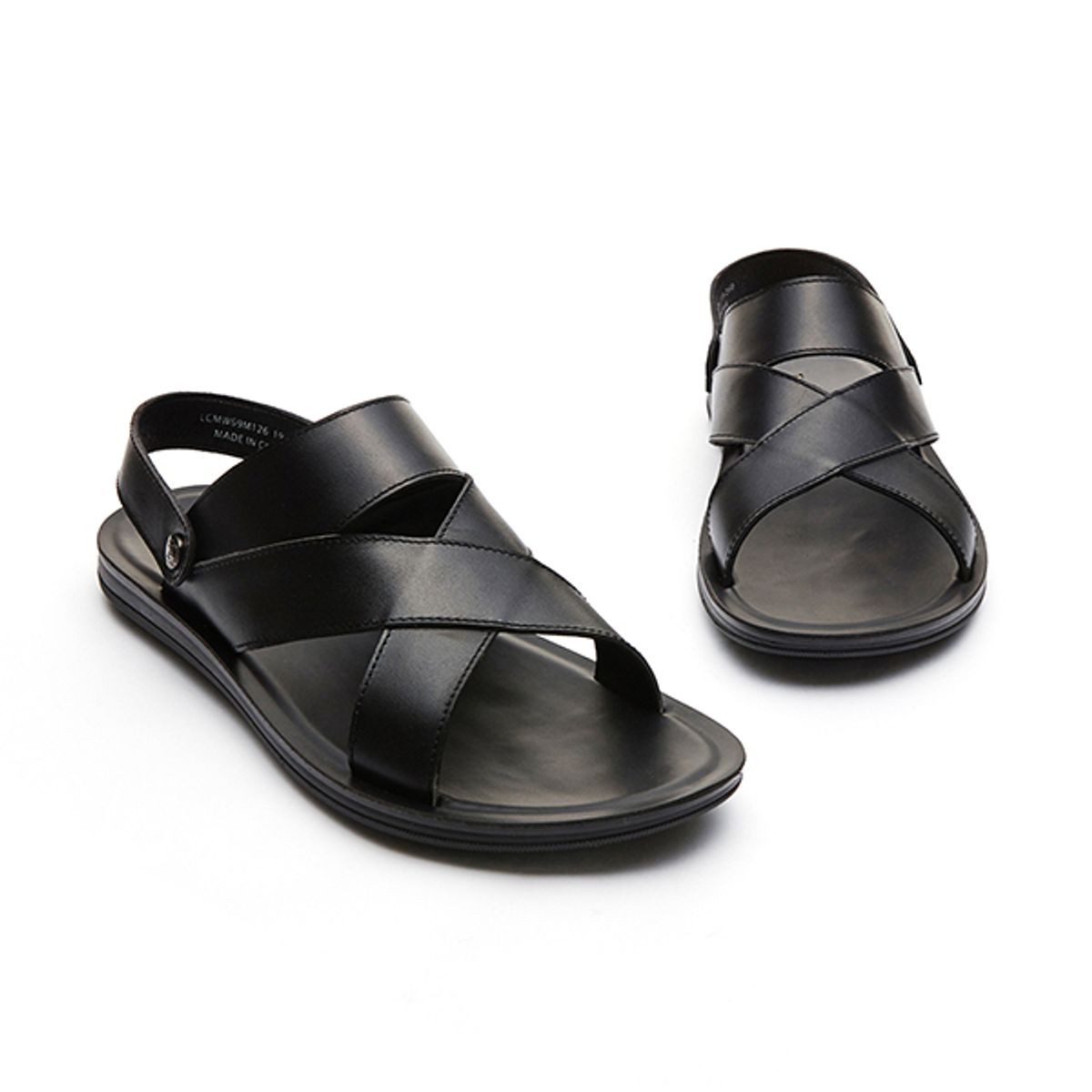 엘칸토(ELCANTO) 마쯔 남성 X스트랩 샌들 2.3cm LCMW69M526