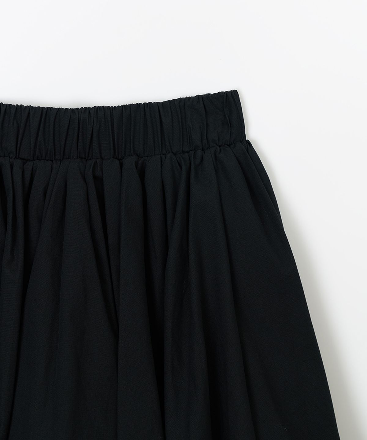 제이바이라라(JBYRARA) 밴딩 디테일 벌룬 미니 스커트_블랙